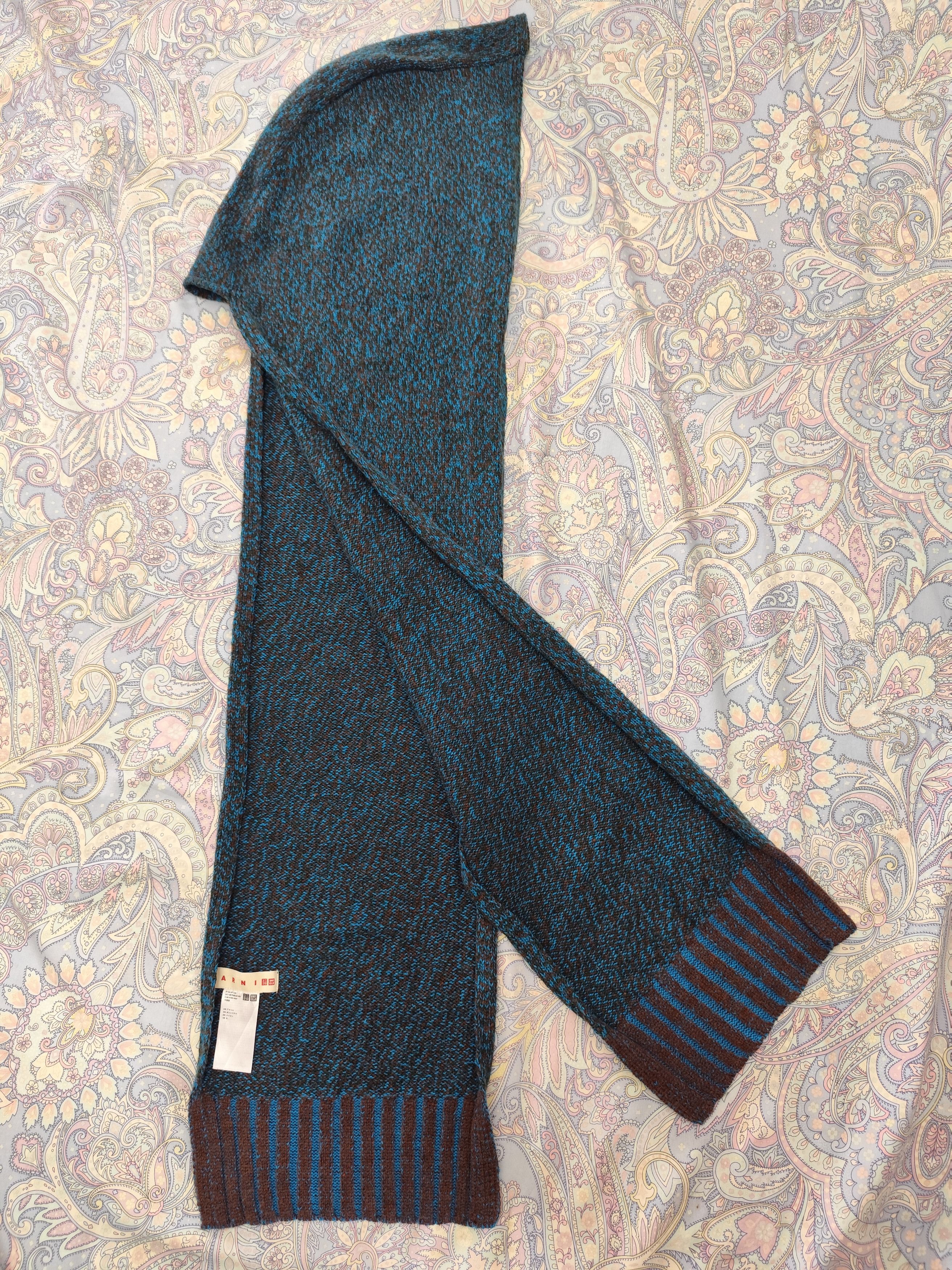 Marni × Uniqlo MARNI × UNIQLO Knit Hooded Scarf – Japanese Release Size ONE SIZE - 1 Thumbnail