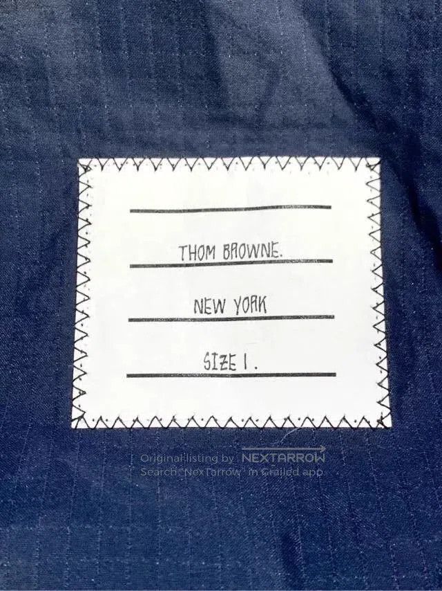 Thom Browne Thom Browne Classic Lapel Trench Coat Navy Blue Size US S / EU 44-46 / 1 - 5 Thumbnail