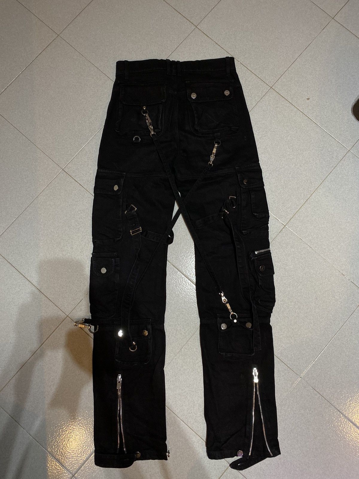SHINE LUXURY Shine Luxury Studios ‘ANGELAR’ flight cargo Pants Size US 29 - 7 Thumbnail