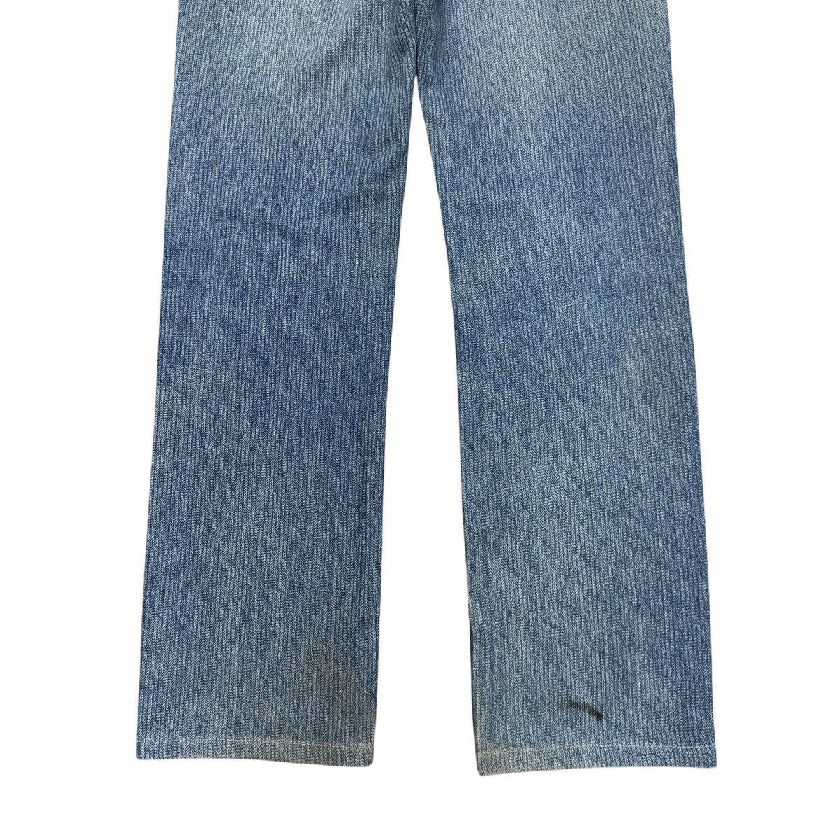 Lee Vintage 70s Lee Railroad Stripe Denim Jeans Mudwash Size US 30 / EU 46 - 12 Thumbnail