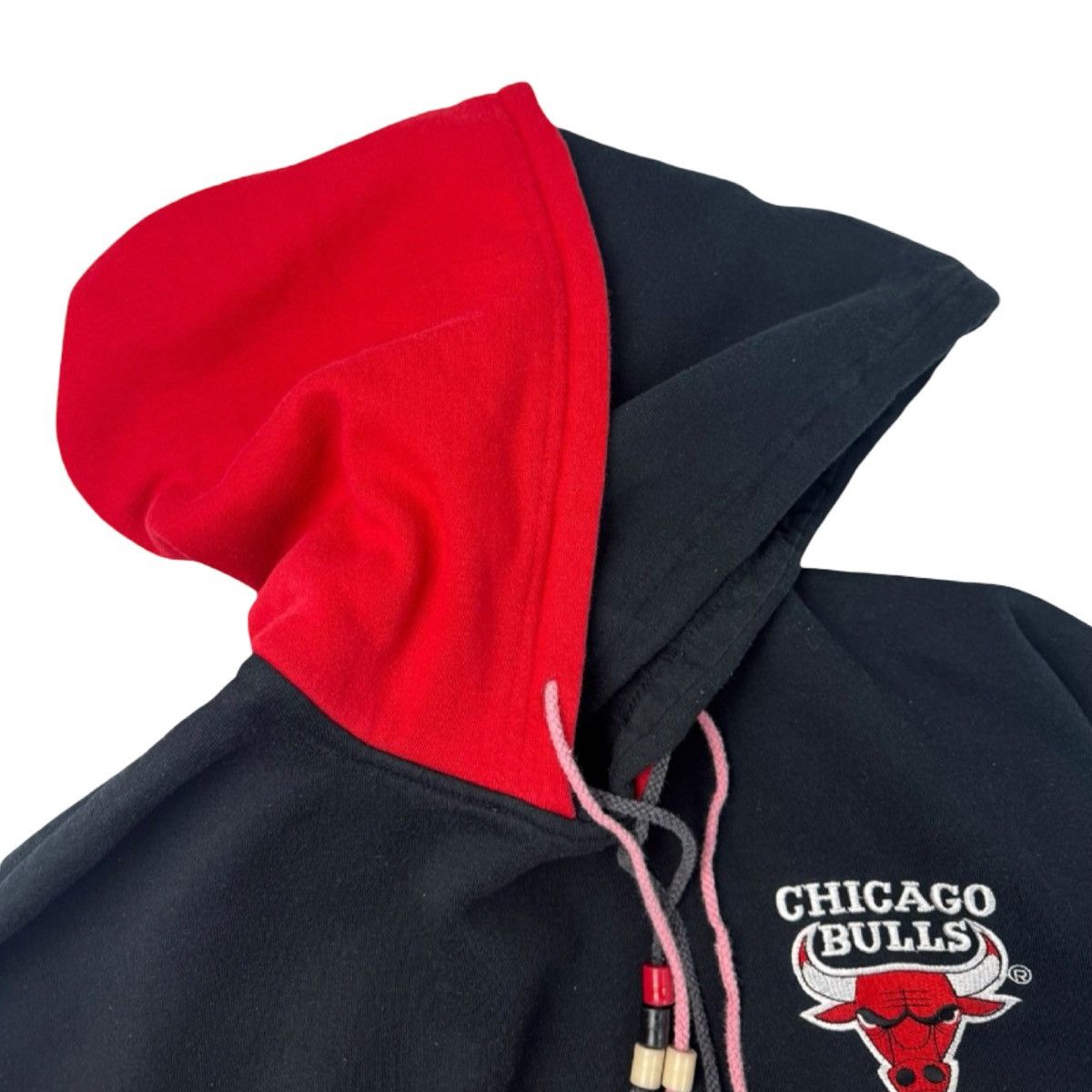 Starter Vintage Starter Chicago Bulls NBA Double Hood Hooded Hoodie Size US L / EU 52-54 / 3 - 7 Thumbnail