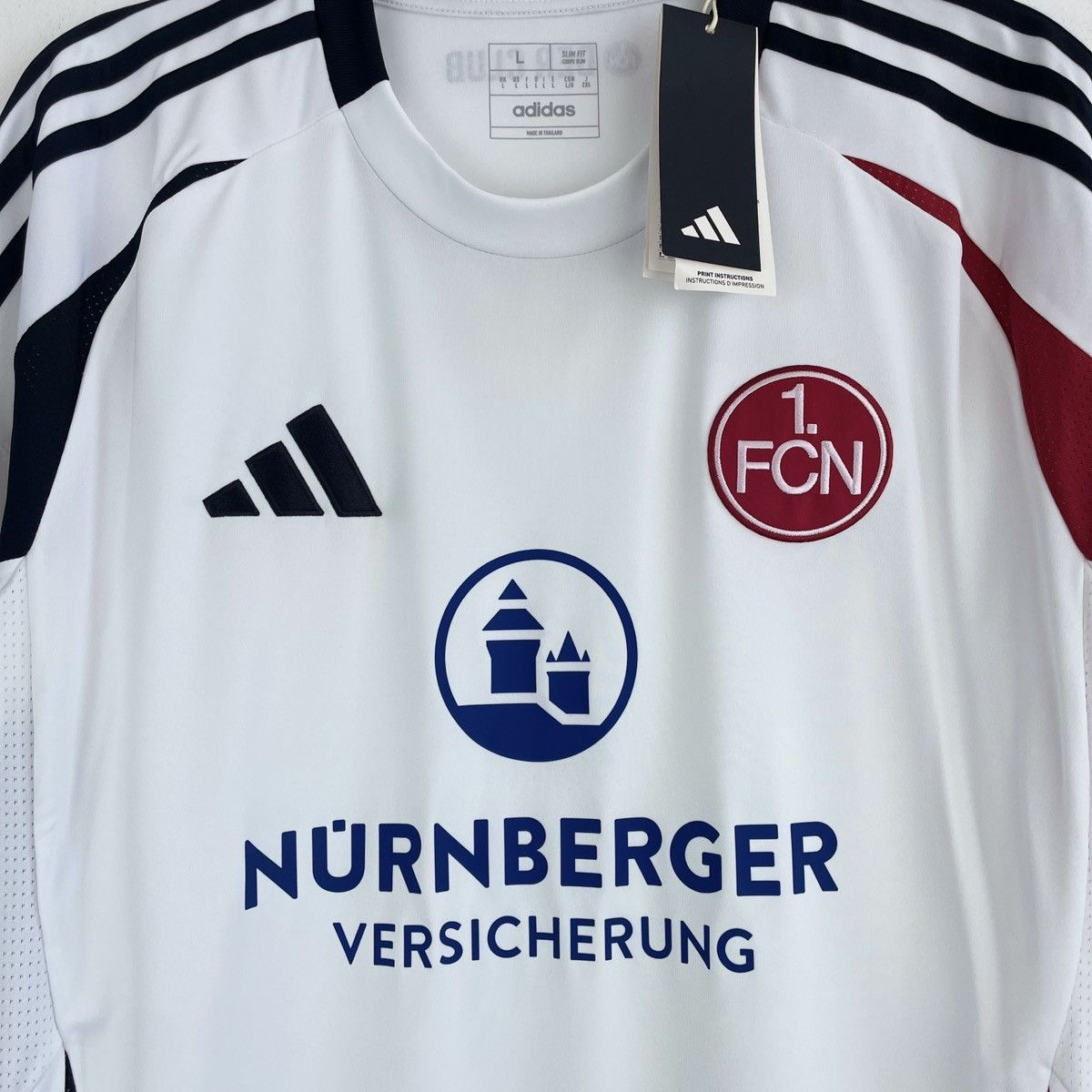 Adidas 1. FC Nürnberg Away Adidas Jersey Shirt 2024/2025 size L Size US L / EU 52-54 / 3 - 2 Thumbnail