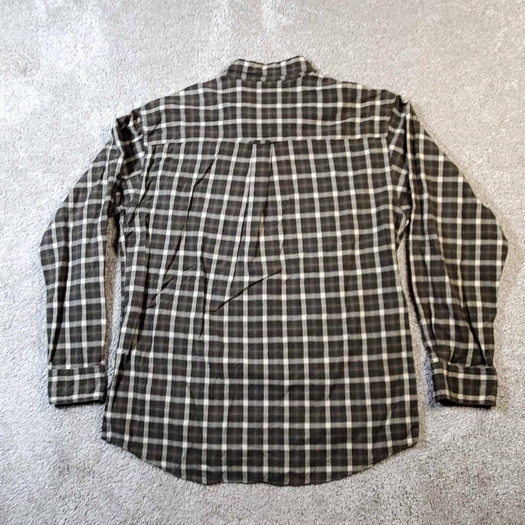 Vintage Woolrich Mens Flannel Shirt Olive Green Medium M 6024 Size US M / EU 48-50 / 2 - 4 Thumbnail