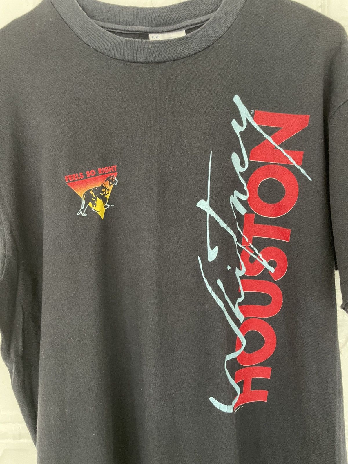 Vintage Whitney Houston 1990 Japan tour shirt Size US L / EU 52-54 / 3 - 2 Thumbnail