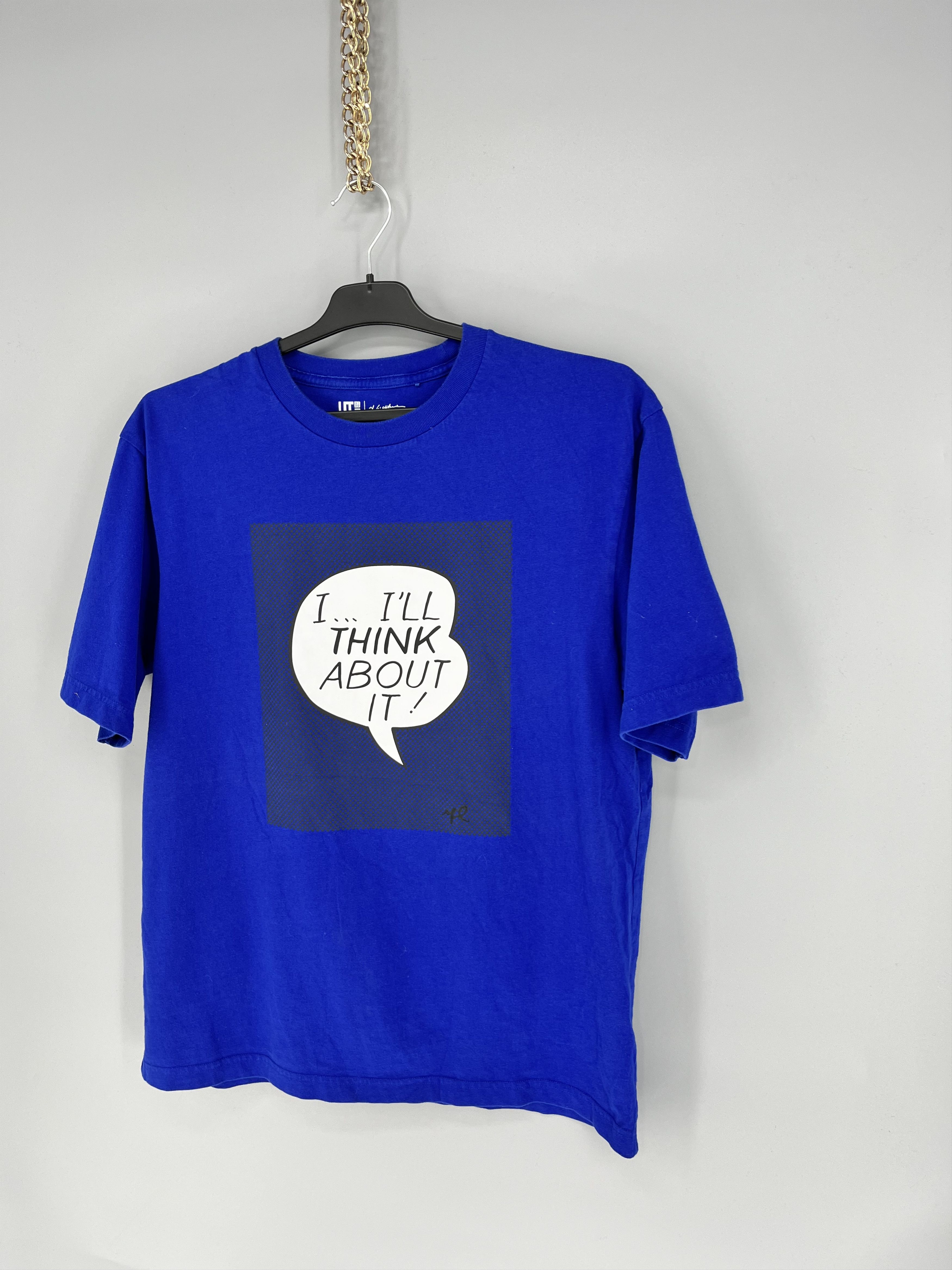 Uniqlo Uniqlo Roy Liechtenstein Mens/Boys I...I'll think about it Size US S / EU 44-46 / 1 - 3 Thumbnail