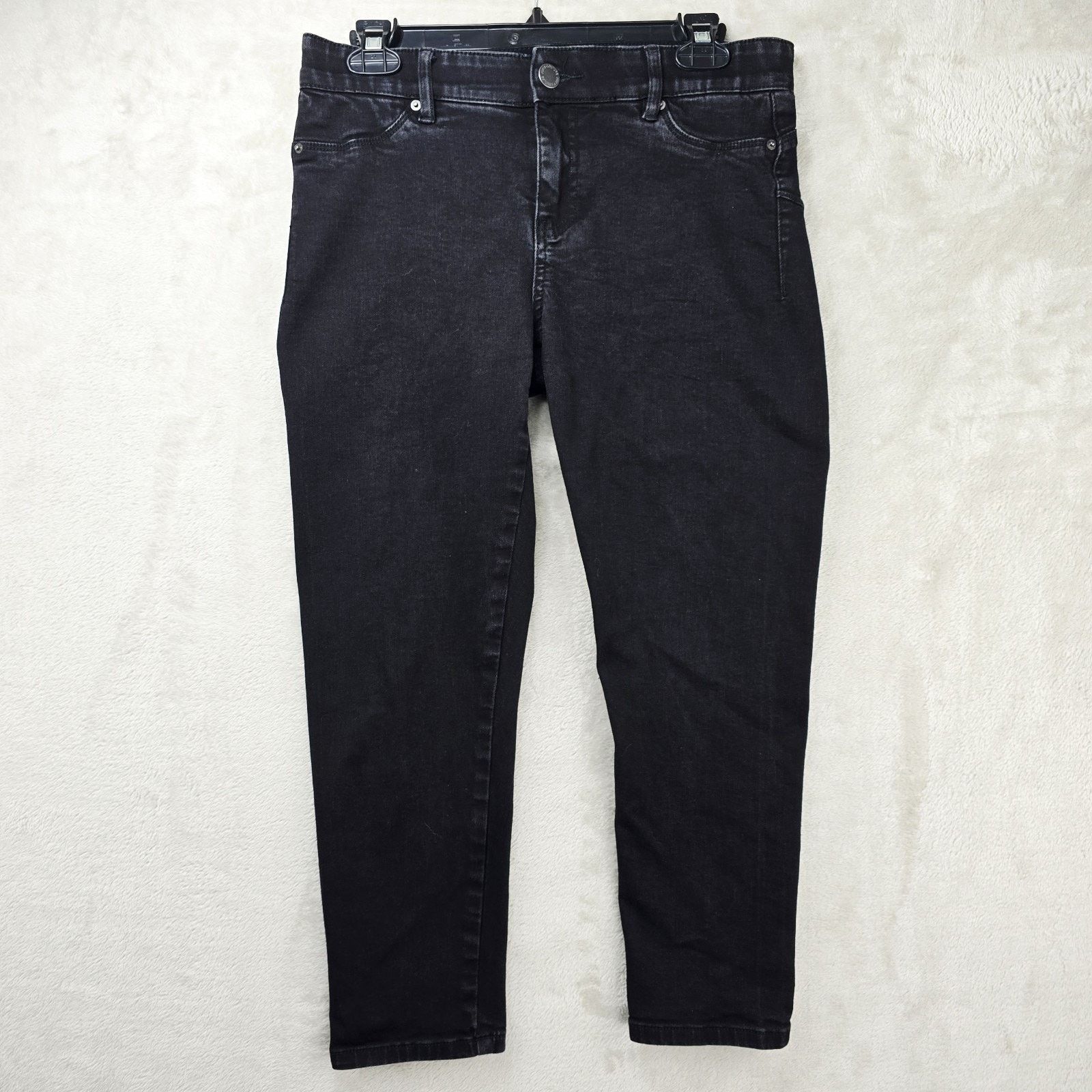 Juicy Couture Juicy Couture Capri Jeans Women Size 8 Black Strech 30x22 Size 30" / US 8 / IT 44 - 1 Thumbnail