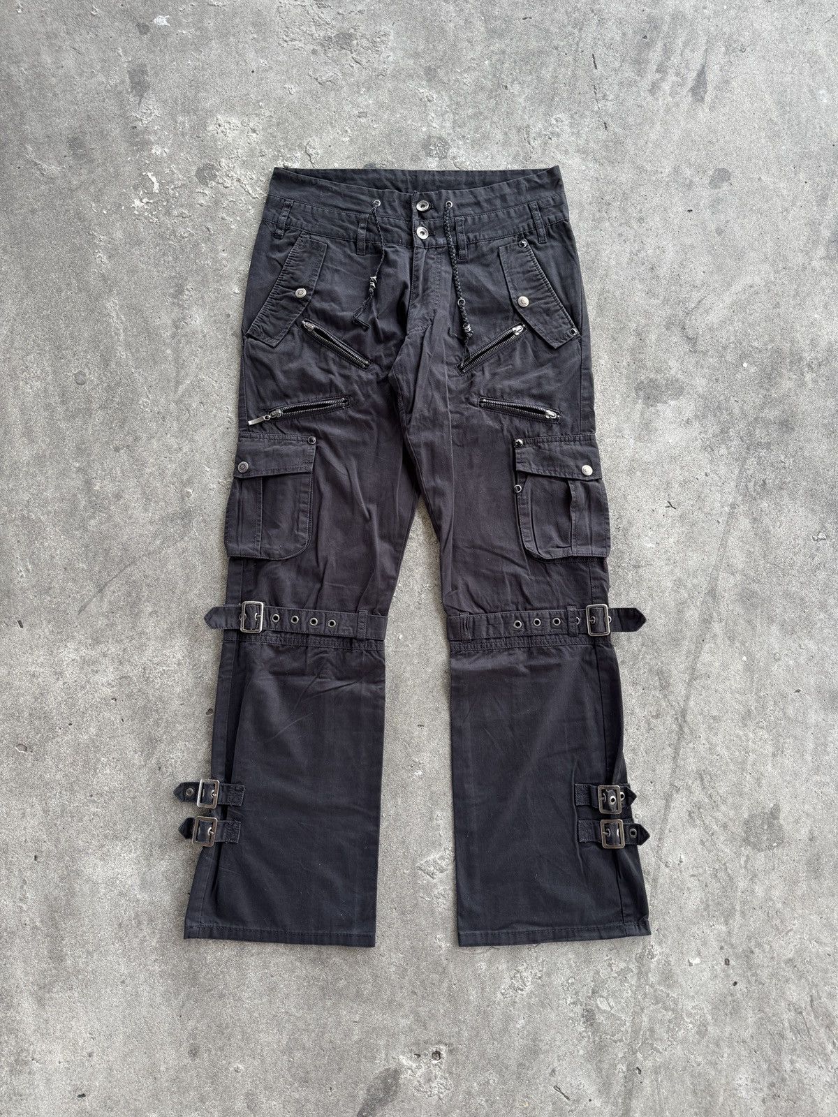 semanticdesign Semantic Design Bondage Flare Cargo Pants Size US 31 - 3 Thumbnail