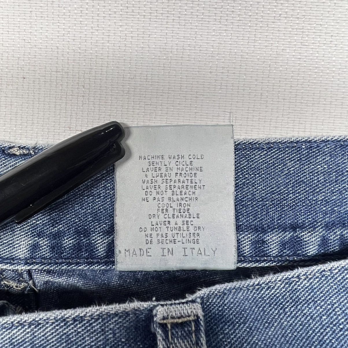 Joseph Abboud × Vintage VTG Joseph Abboud Jeans Blue Straight Cropped Denim Italy Size US 34 / EU 50 - 11 Thumbnail