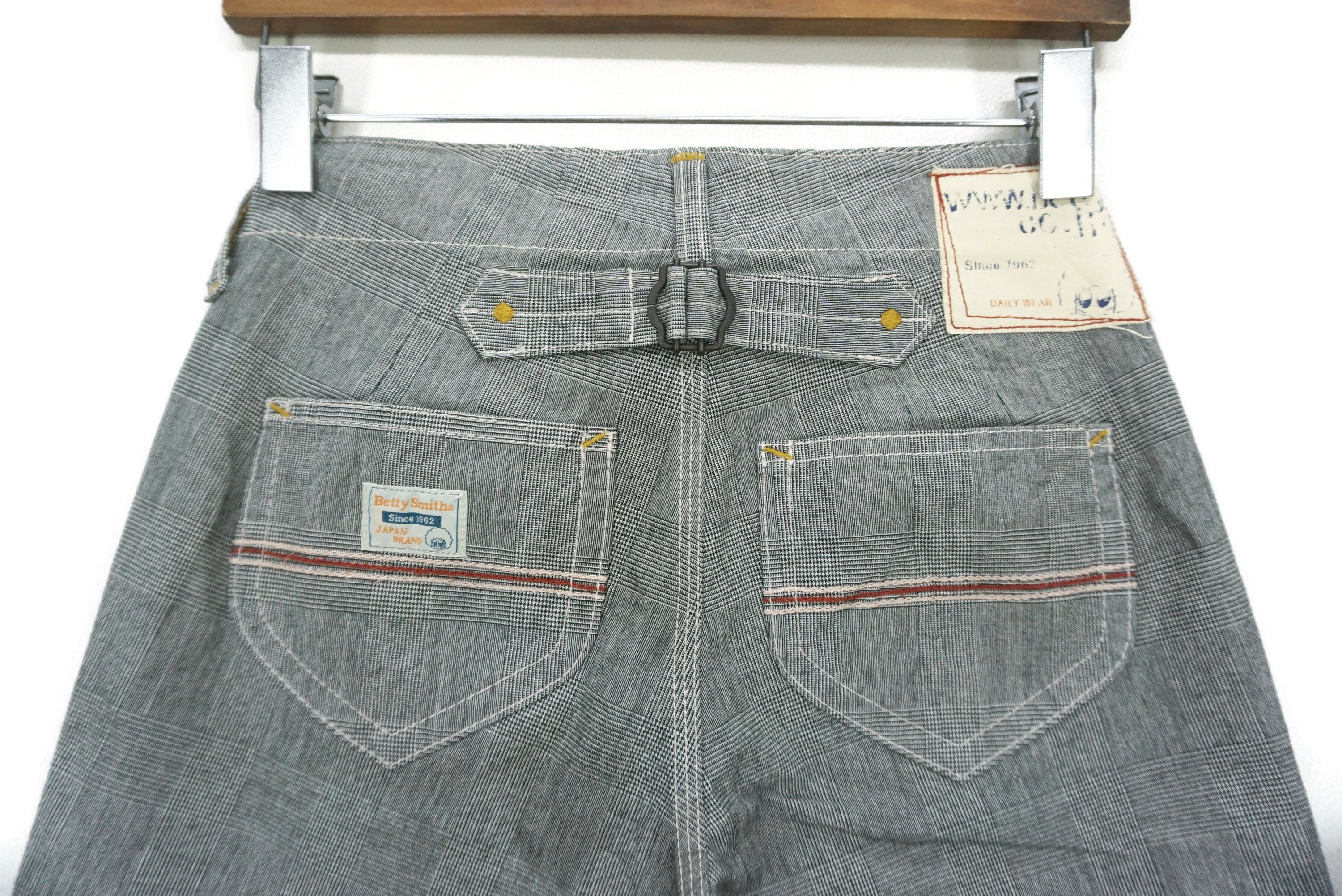 Japanese Brand Betty Smith Pants Size S fit W27xL25.5 Buckle Back Cropped Size 25" / US 0 / IT 36 - 7 Thumbnail