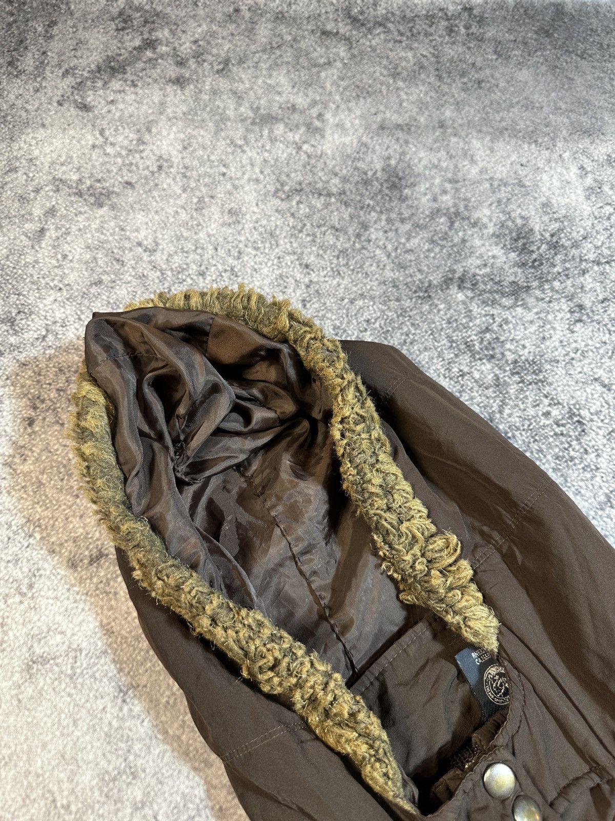 Diesel × Vintage Vintage Y2K Diesel Zip Up Hoodie Style Alt Fur USA Opium VTg Size L / US 10 / IT 46 - 4 Thumbnail