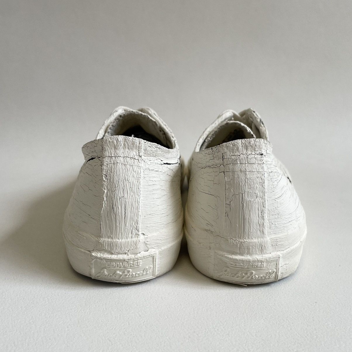 Converse × Maison Margiela S/S 14 White Painted Converse Sneakers Size US 8.5 / IT 38.5 - 16 Thumbnail