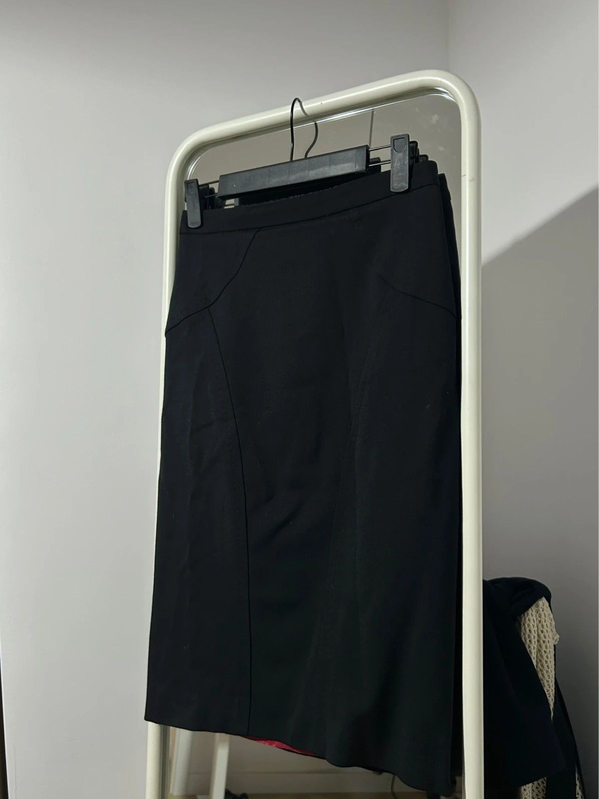 Dsquared2 Dsquared2 Midi Black Pencil Classic Skirt Size 27" / US 4 / IT 40 - 2 Thumbnail