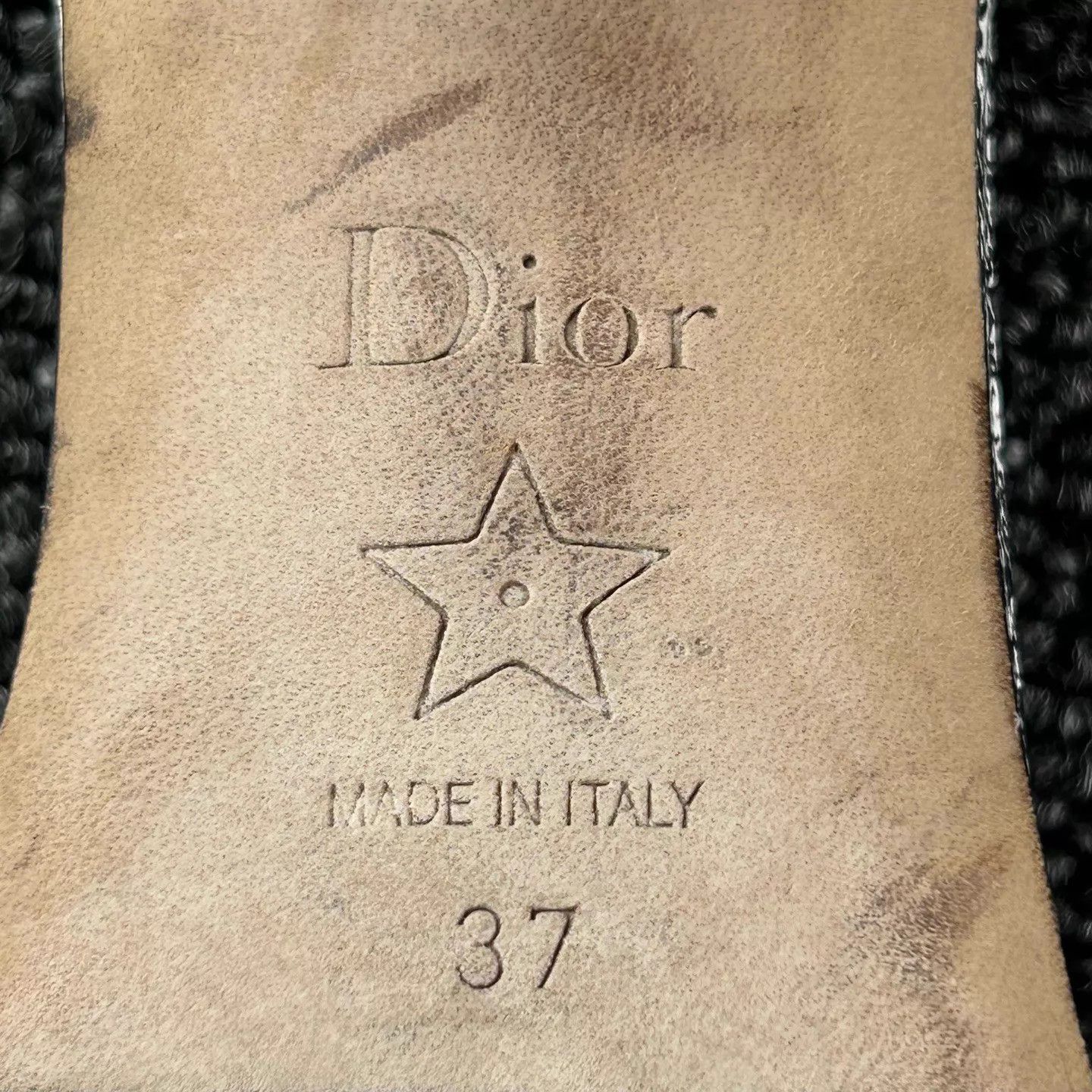 Dior Dior Oblique Embroidered Logo Slide US 7 Size US 6.5 / IT 36.5 - 7 Thumbnail