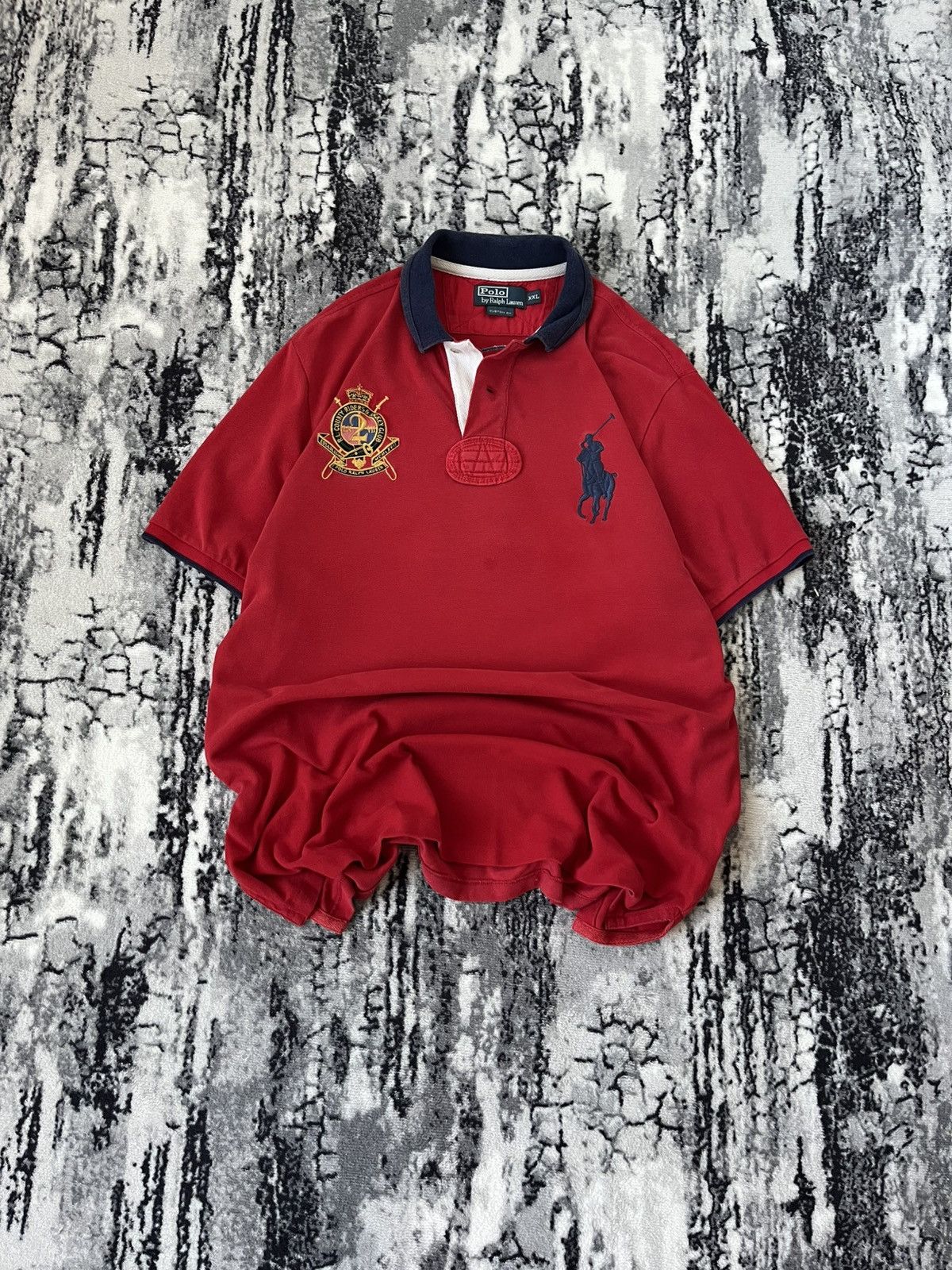 Polo Ralph Lauren Vintage Polo Ralph Lauren Rugby Shirt Size US XL / EU 56 / 4 - 1 Thumbnail