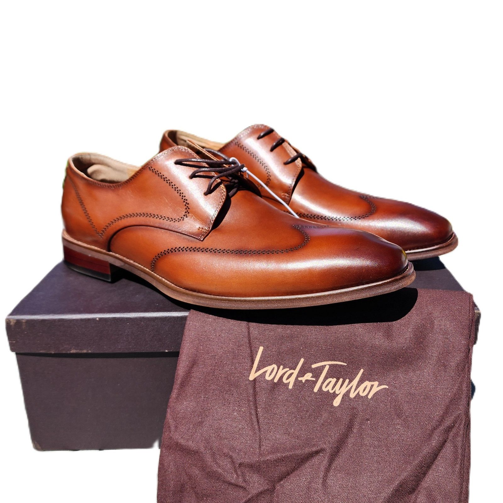 Lord & Taylor Lord & Taylor Lafayette Leather Wingtip Oxfords 11 Size US 11 / EU 44 - 11 Thumbnail