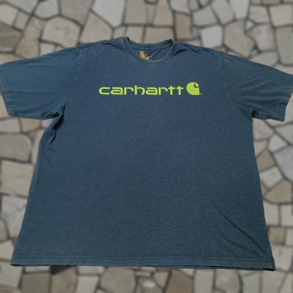 Carhartt Carhartt Original Fit T-shirt XL Graphic Tee Blue Heather Short Sleeve Crew - Men - Blue - Cotton Blend - 2020s - Classic Theme Size US XL / EU 56 / 4 - 1 Thumbnail