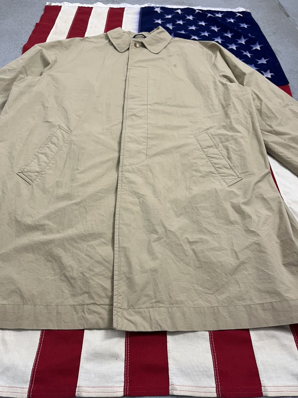 Polo Ralph Lauren Vintage Polo Ralph Lauren Trench Beige Tan Cotton Twill City Size US XXL / EU 58 / 5 - 4 Thumbnail