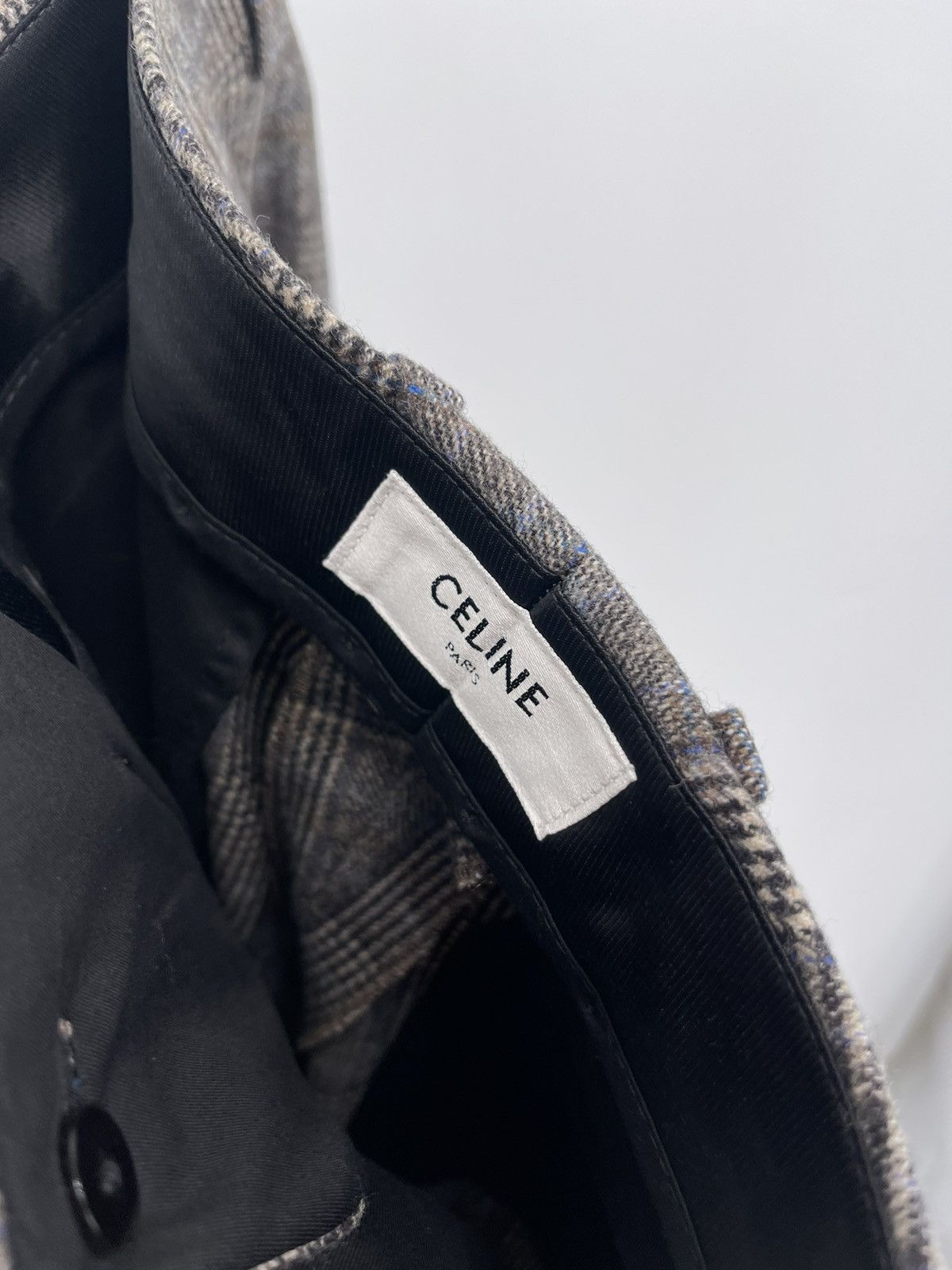 Celine Celine Prince Of Wales Trousers Size 50 Size US 34 / EU 50 - 4 Thumbnail
