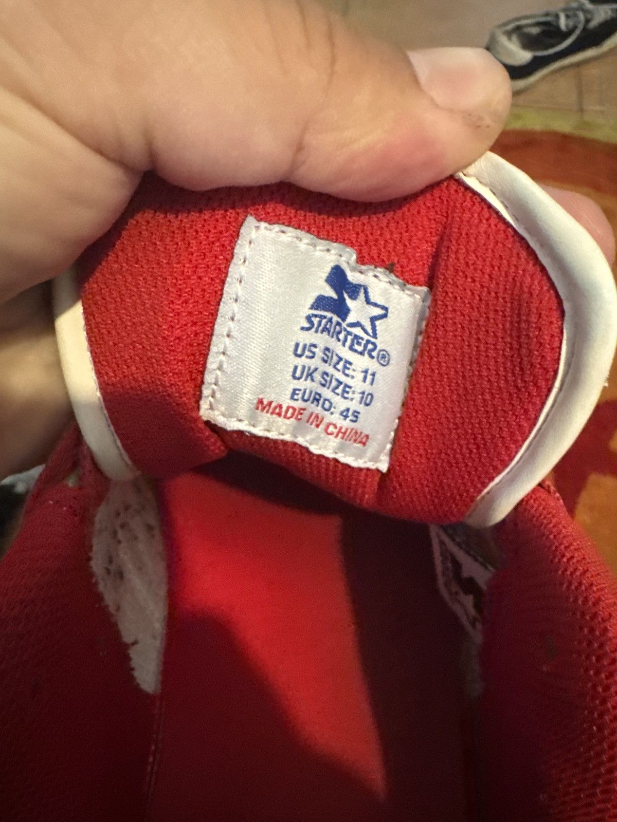 Starter Starter lfs 1 low top cream and red Size US 11 / EU 44 - 4 Thumbnail