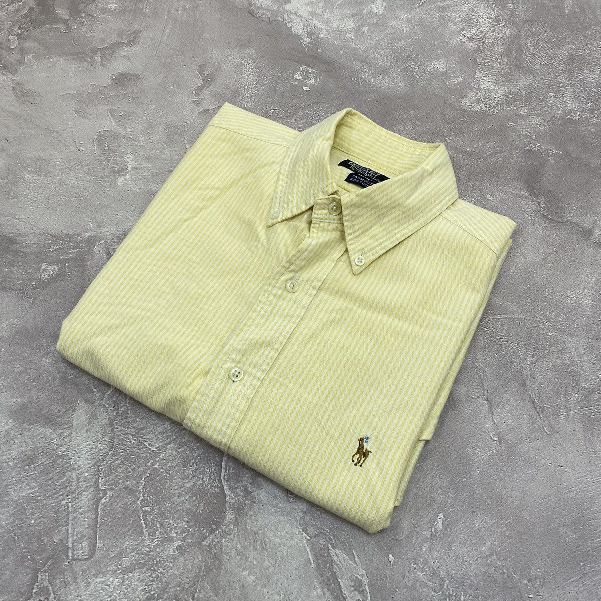 Vintage Polo Ralph Lauren Tennis Shirt Striped Short Sleeve Pony Size US M / EU 48-50 / 2 - 1 Thumbnail