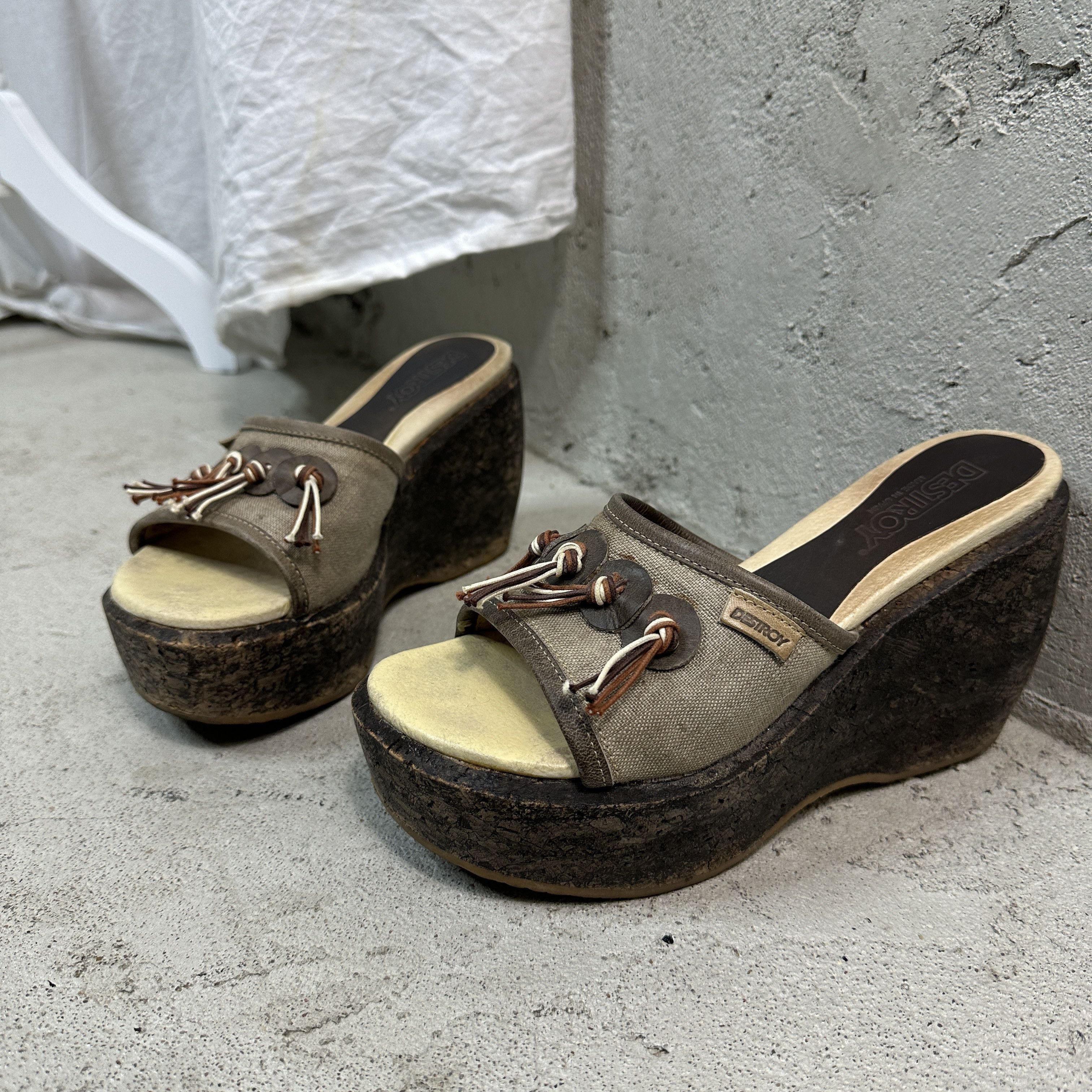 Vintage Vintage 90s El Dantes Platform Size US 7 / IT 37 - 2 Thumbnail