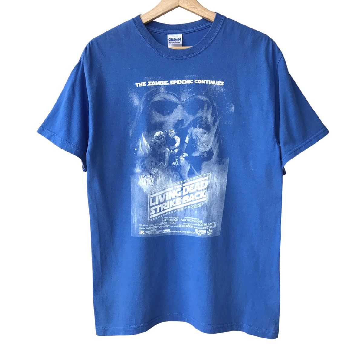 Gildan × Star Wars Matt Busch Hollywood Is Dead Star Wars Parody Art Tee Size US M / EU 48-50 / 2 - 1 Thumbnail