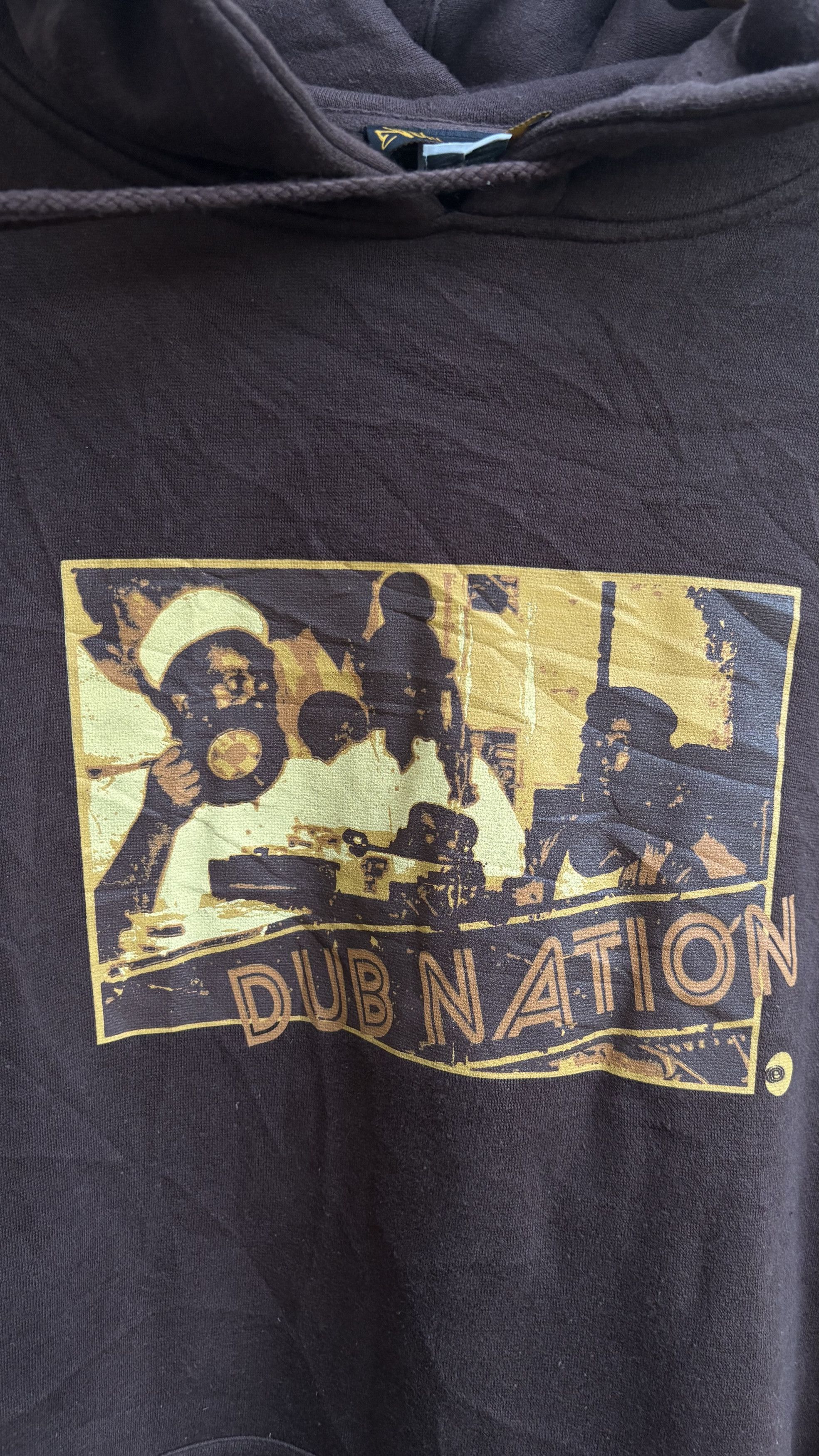 Vintage Rare Archive Vintage 90s DUB NATIONS REGGAE RECORD Size US XL / EU 56 / 4 - 3 Thumbnail