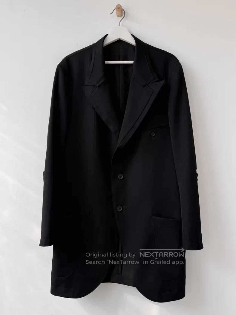 Yohji Yamamoto Yohji Yamamoto 22SS Show Wool Jacket Blazer jacket Size US M / EU 48-50 / 2 - 2 Thumbnail