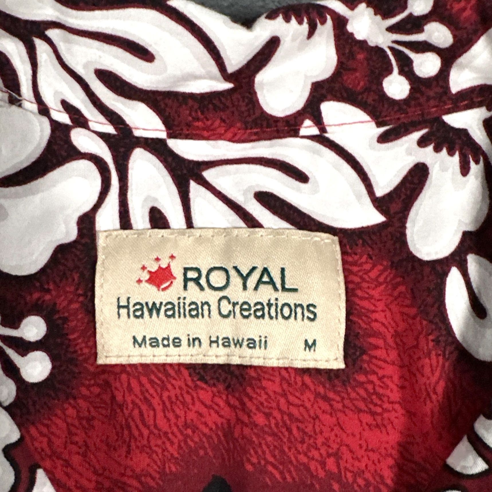 Vintage VINTAGE Royal Hawaiian Creations Shirt Mens Medium Red Floral Aloha Hawaiian Cotton Camp Size US M / EU 48-50 / 2 - 3 Thumbnail