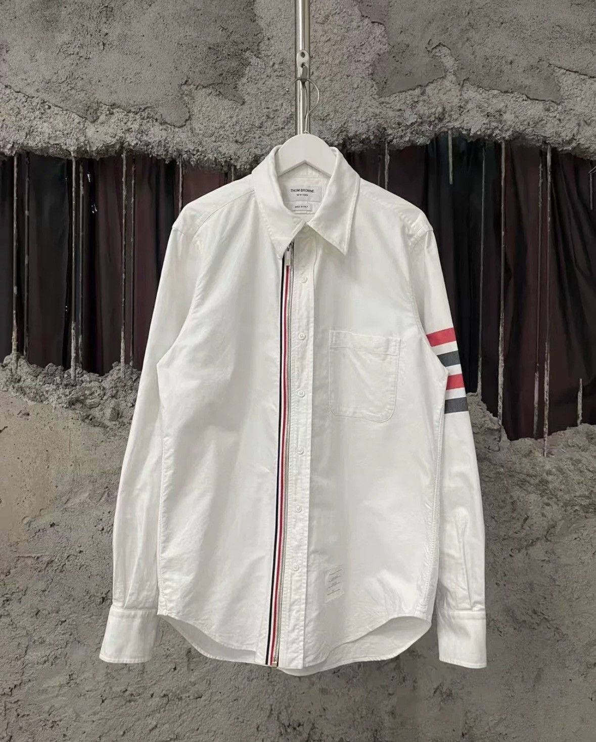 Thom Browne Thom Browne Rare zippered shirt 2503-Nextarrow Size US M / EU 48-50 / 2 - 1 Thumbnail