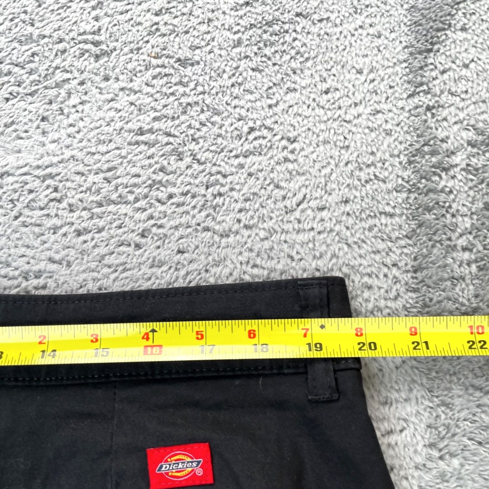 Dickies Dickies Pants Women 18P Black Relaxed Straight Leg Twill Cotton Stretch Workwear Pants Size 40" / US 18 - 8 Thumbnail