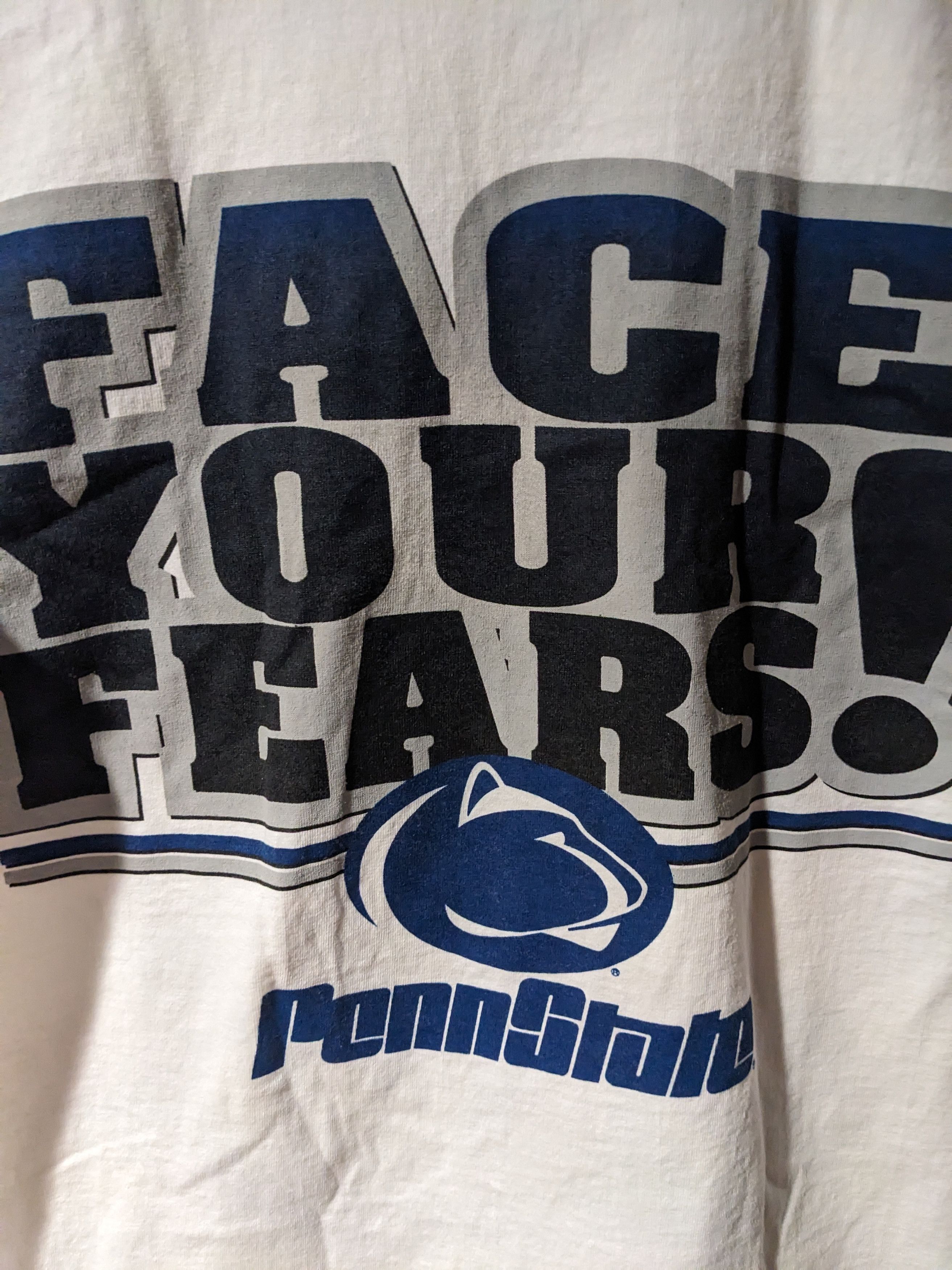 Vintage Vintage 90s Penn State Nittany Lion College Football T-Shirt Size US M / EU 48-50 / 2 - 6 Thumbnail
