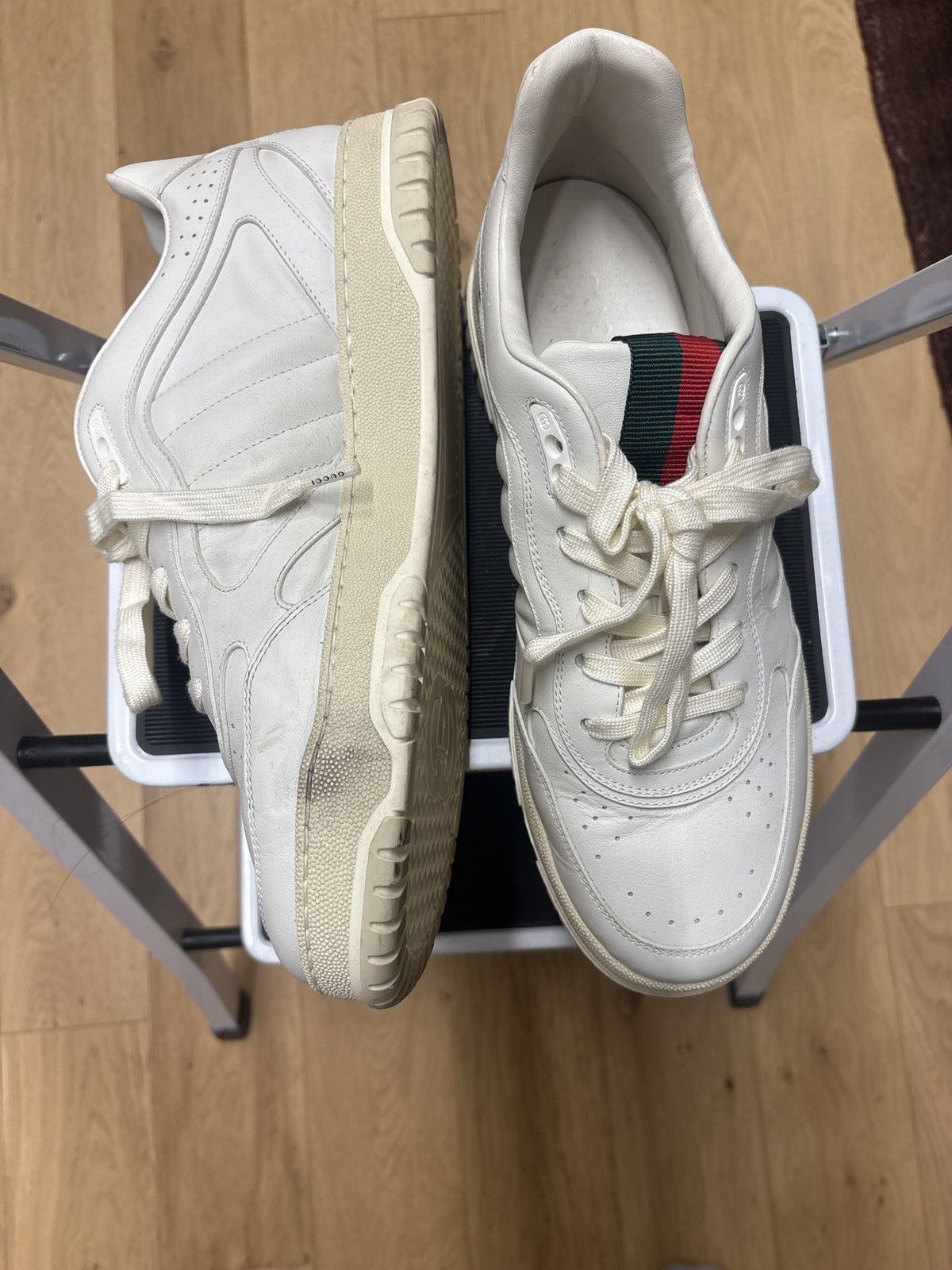 Gucci Gucci Re-Web sneakers Size US 11.5 / EU 44-45 - 4 Thumbnail