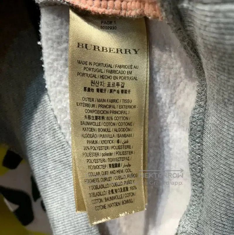 Burberry Burberry Colorful Cotton Men's Sweatshirt. Size US XS / EU 42 / 0 - 6 Thumbnail