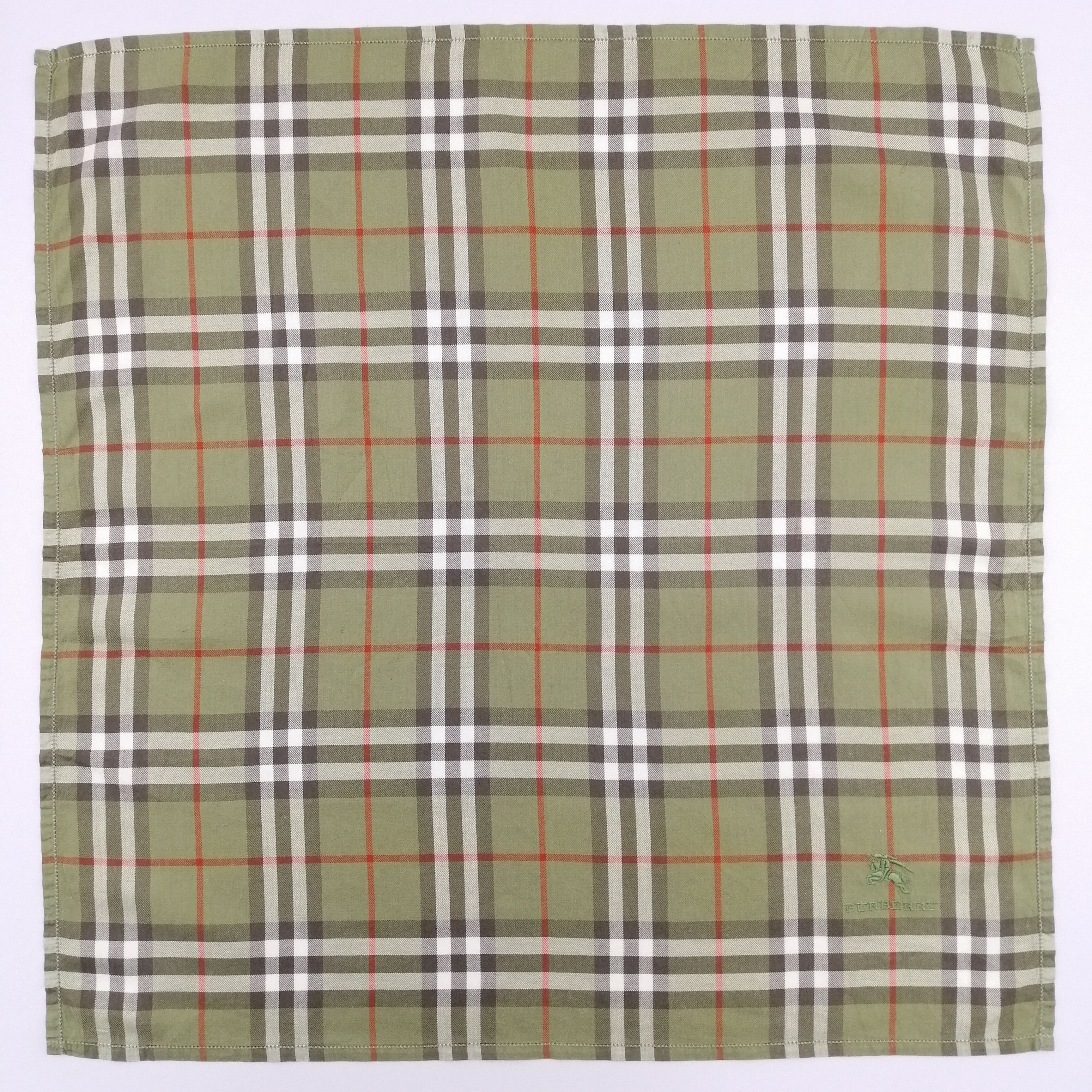 Burberry × Vintage Burberry Handkerchief/Neckerchief/Bandana-KD3147 Size ONE SIZE - 2 Thumbnail