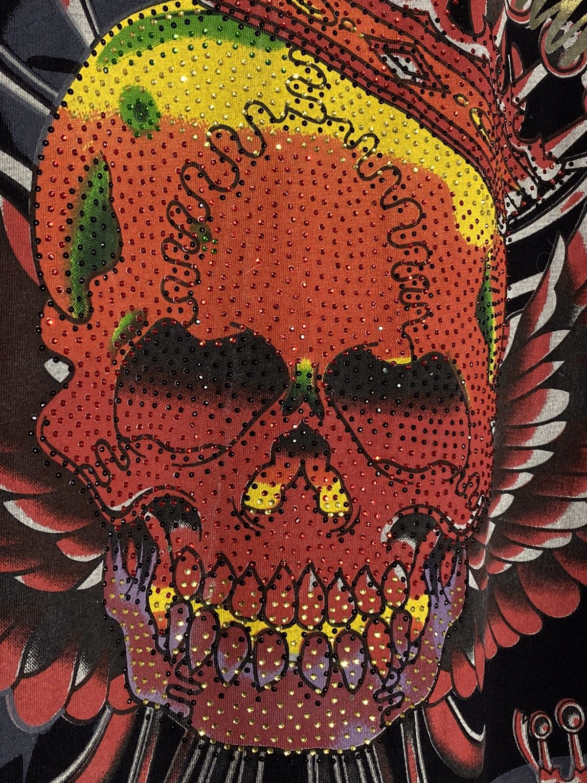 Japanese Brand × Vintage Vintage Y2k Ed Hardy Christian Audigier style t-shirt Size US M / EU 48-50 / 2 - 8 Thumbnail