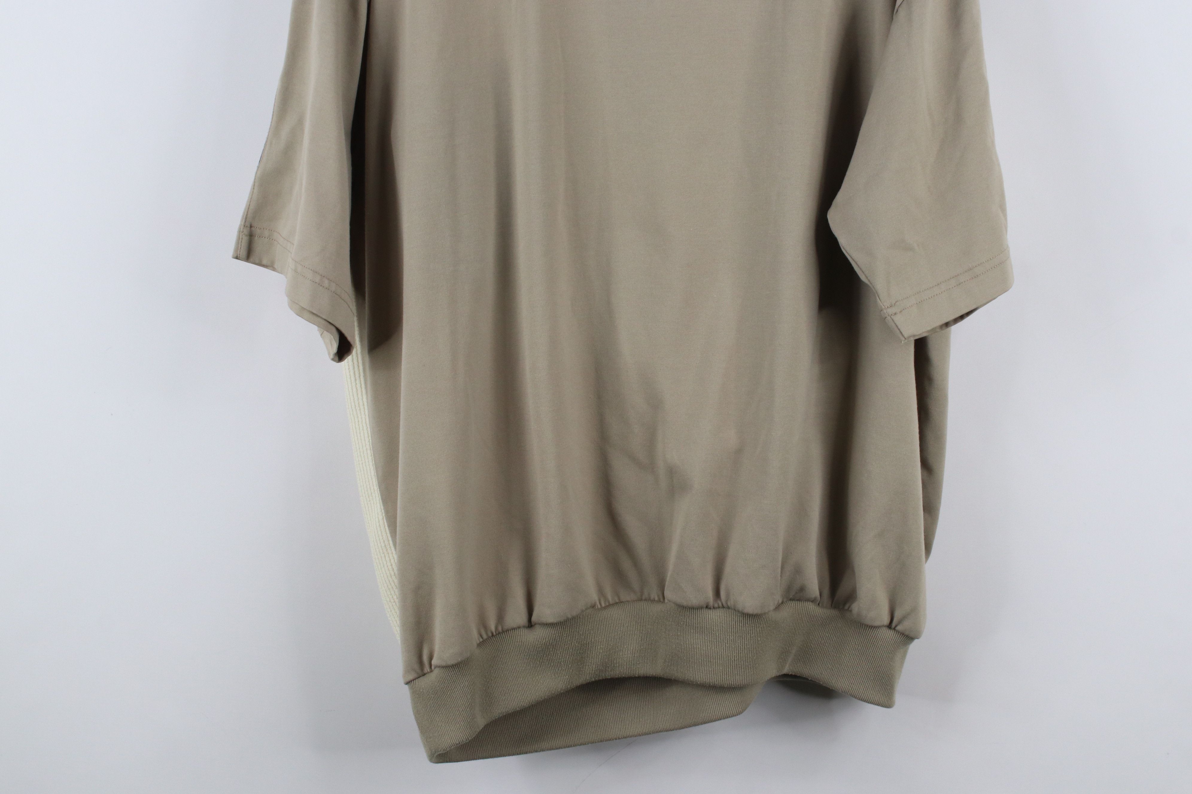 Vintage Vintage 90s Streetwear Block Ribbed Knit Pullover Polo Shirt Size US L / EU 52-54 / 3 - 10 Thumbnail