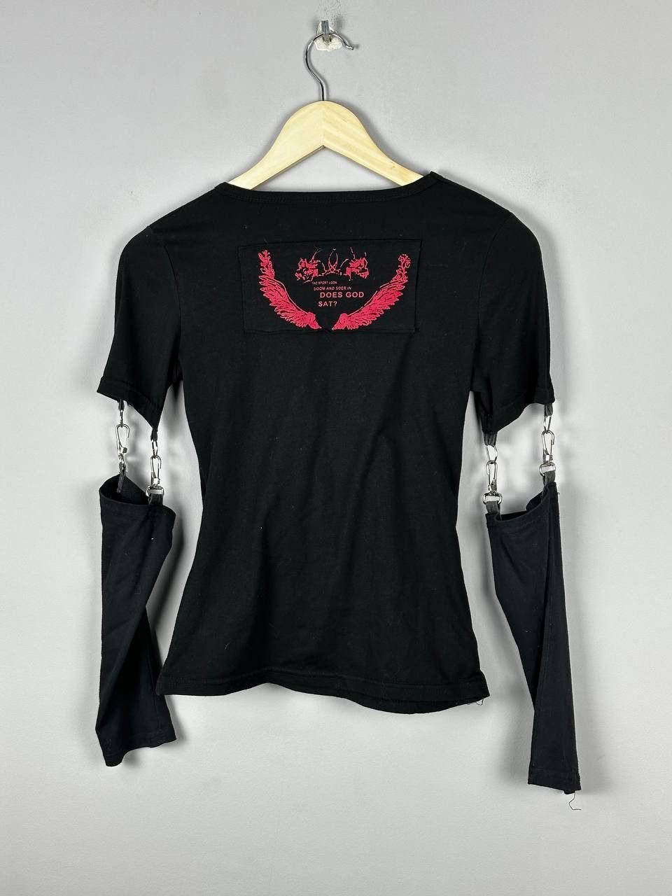 If Six Was Nine Avant Garde Vamp Tribal Grunge Gothic Longsleeve Size S / US 4 / IT 40 - 9 Thumbnail