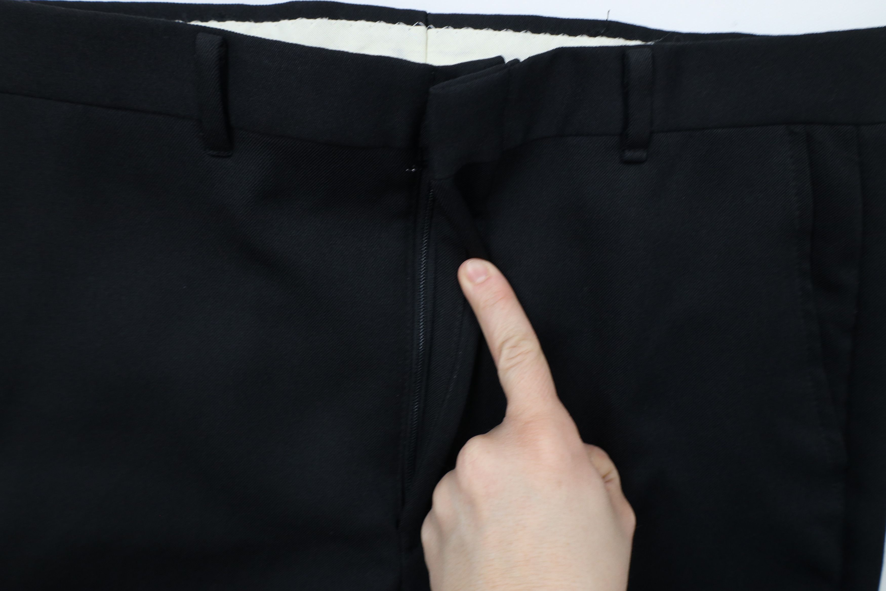 Vintage Vintage 70s Streetwear Flared Chinos Chino Pants Black USA Size US 30 / EU 46 - 5 Thumbnail