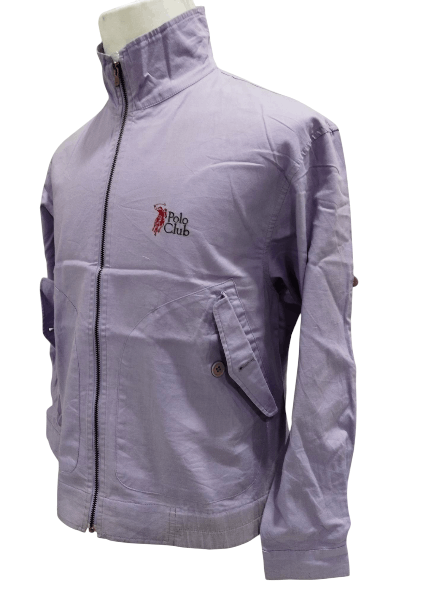 Polo Ralph Lauren × U.S. Polo Assn. × Vintage Polo Club Cotton Zipper Light Jacket Size US L / EU 52-54 / 3 - 2 Thumbnail