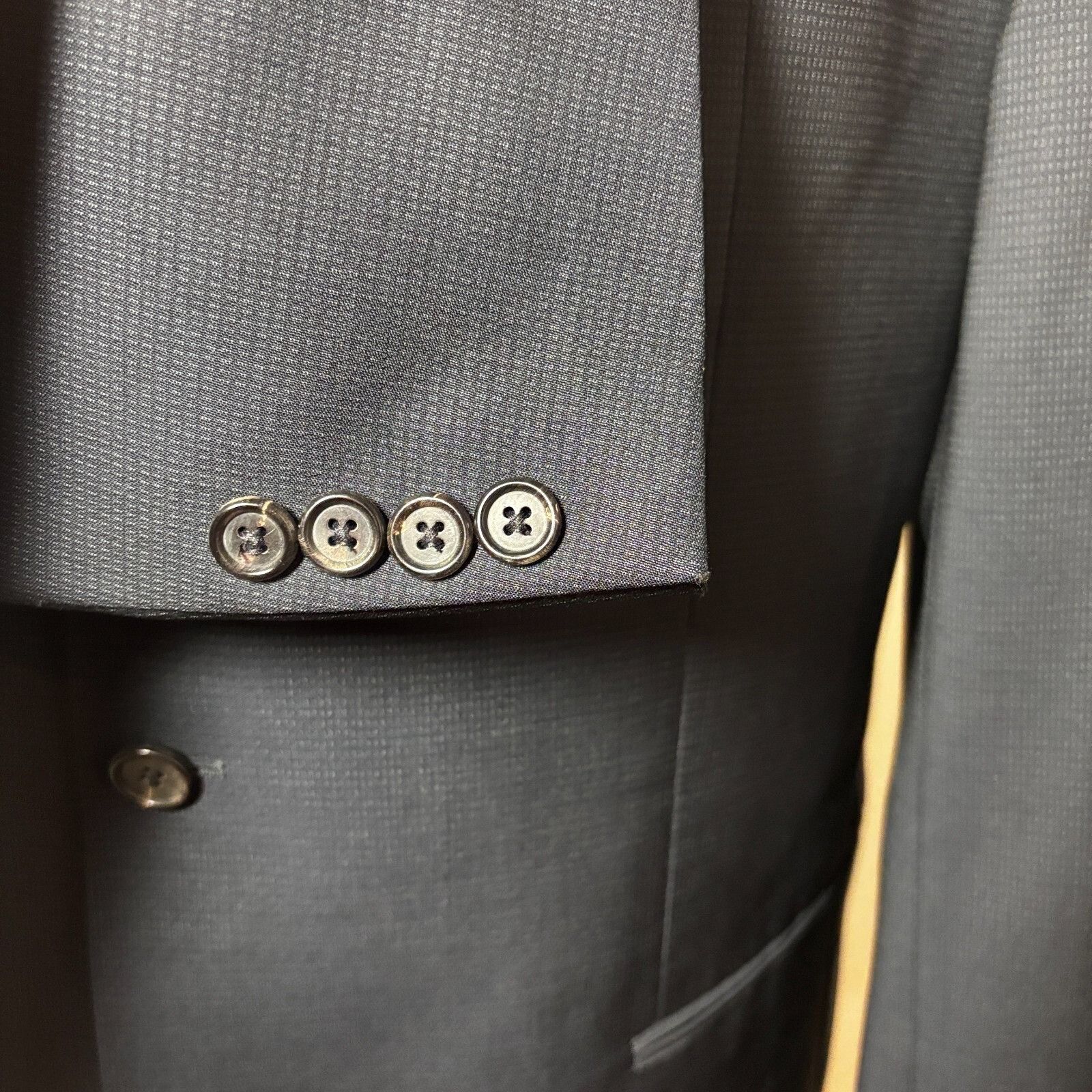 Hugo Boss Hugo Boss VTG Suit 42L Einstein Sigma Pure Wool Blazer Jacke Size 42R - 3 Thumbnail