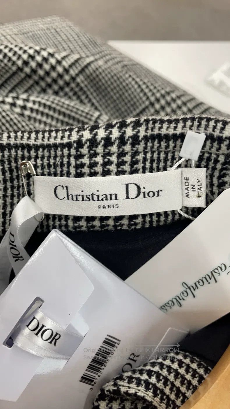 Dior Dior Plaid lace belt dress Size XS / US 0-2 / IT 36-38 - 3 Thumbnail