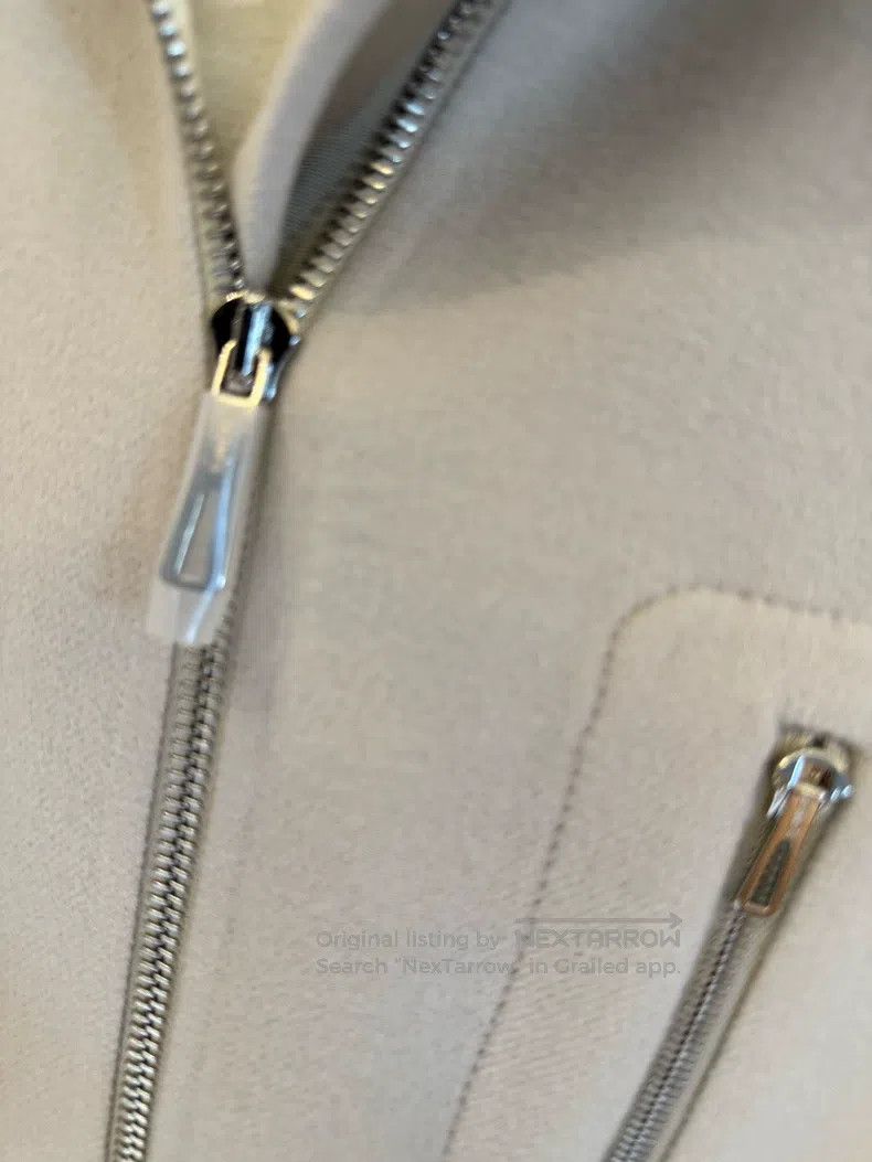 Hermes Hermes Beige Hooded Coat, High-Quality Wool Blend Size XS / US 0-2 / IT 36-38 - 6 Thumbnail