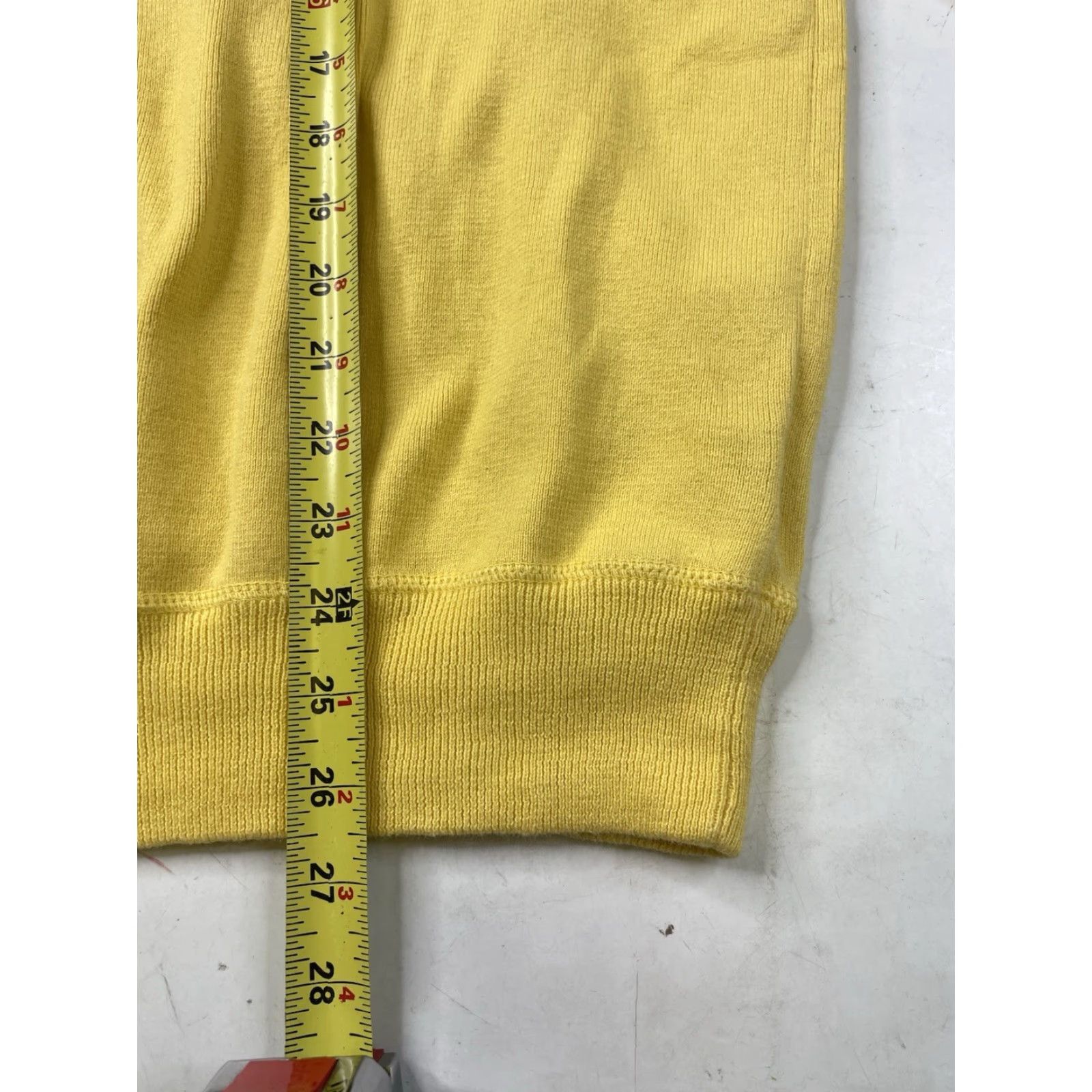 Ralph Lauren Polo Ralph Lauren Cotton Crewneck Pullover Sweater Yellow Mens XL Logo Ribbed Size US XL / EU 56 / 4 - 5 Thumbnail
