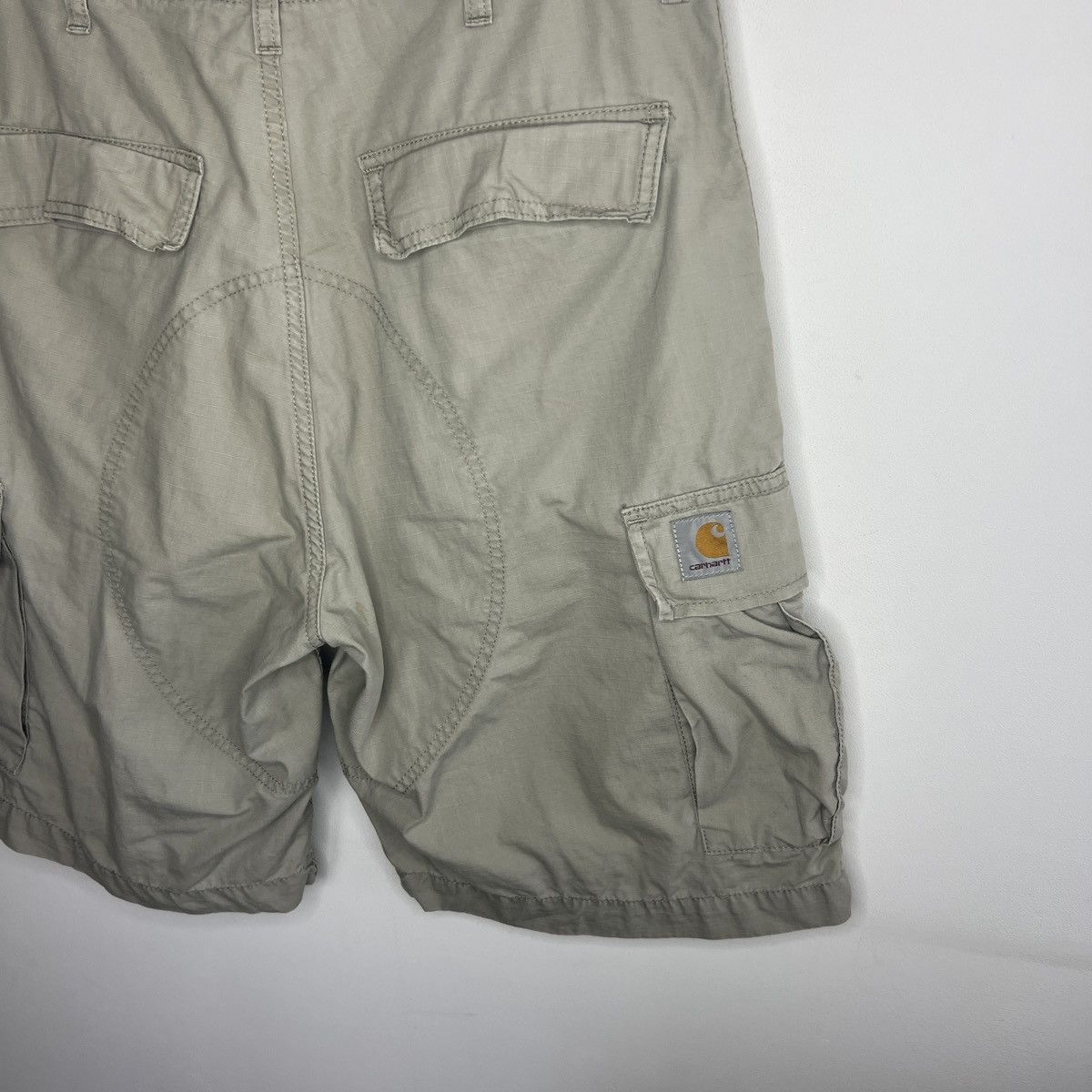Carhartt Essential Vintage Y2K Carhartt Workwear Cargo Shorts Skater Size US 34 / EU 50 - 6 Thumbnail
