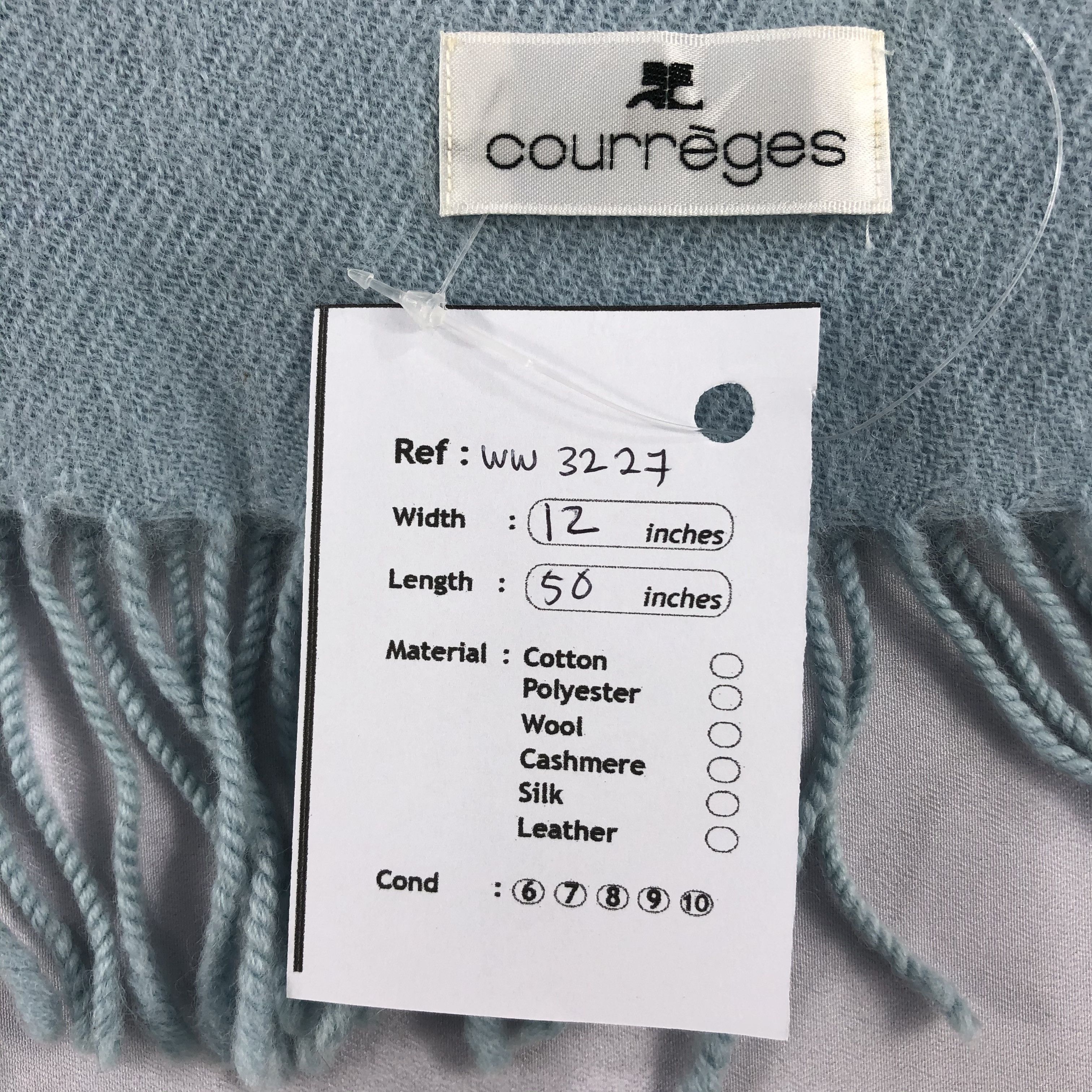 Courreges Vintage Courreges Scarf - WW3227 Size ONE SIZE - 7 Thumbnail