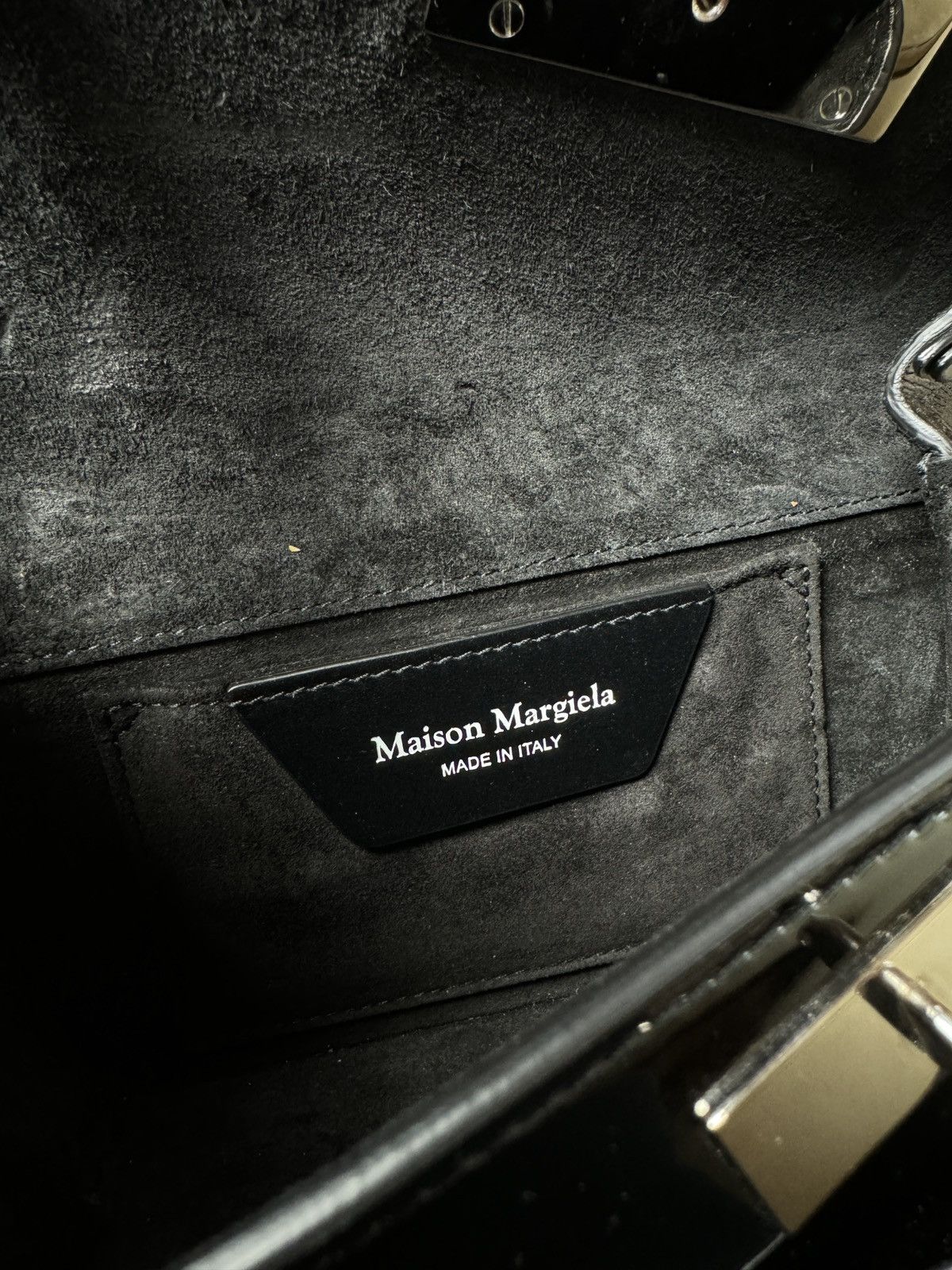 Maison Margiela Maison Margiela Snatched Shoulder Bag Balck Size ONE SIZE - 3 Thumbnail