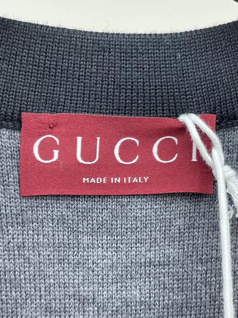 Gucci Gucci New black embroidered letter knitted cardigan jacket Size XS / US 0-2 / IT 36-38 - 4 Thumbnail