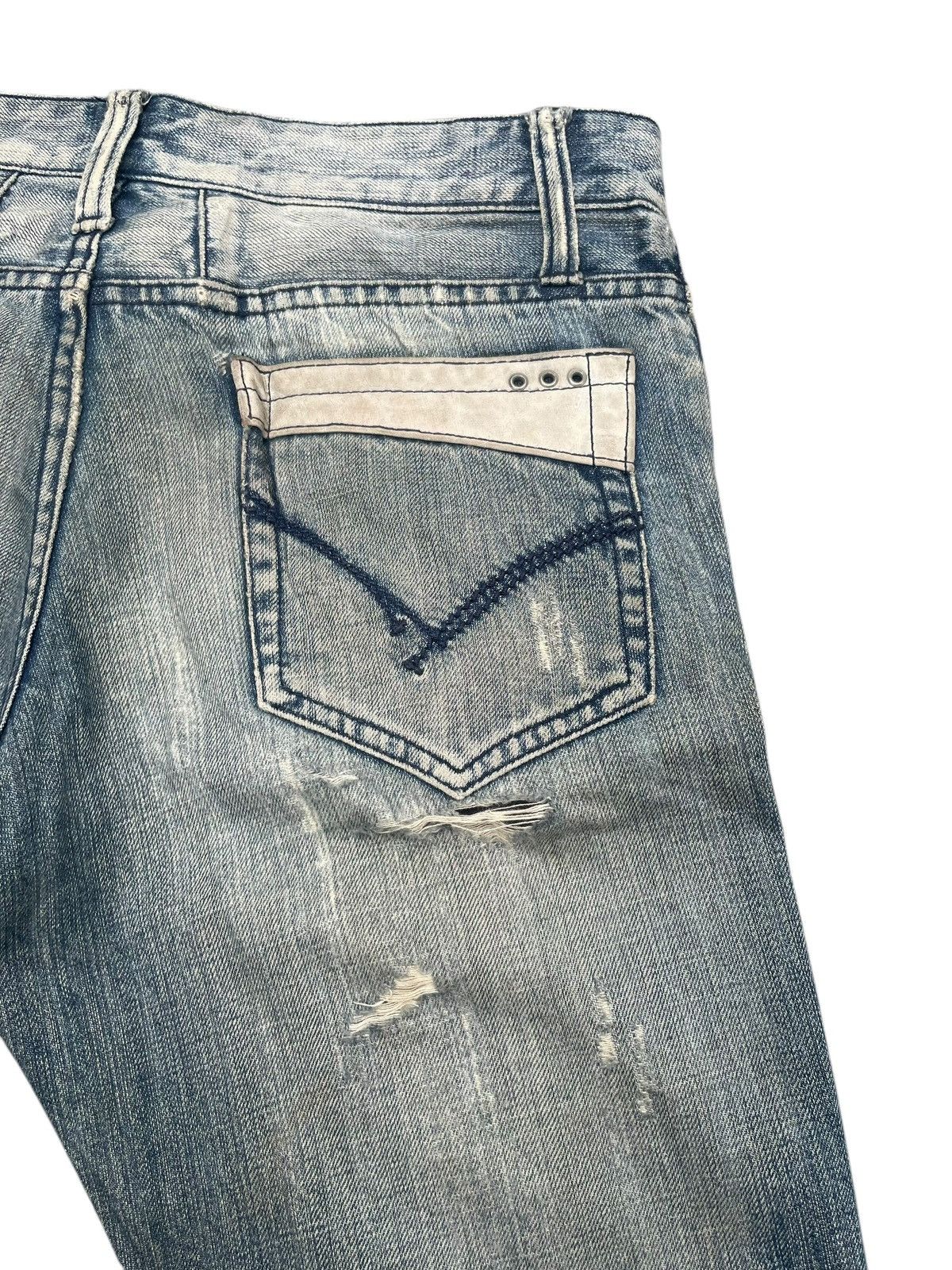 Japanese Brand Buona Giornata Distresed Denim Size US 32 / EU 48 - 14 Thumbnail