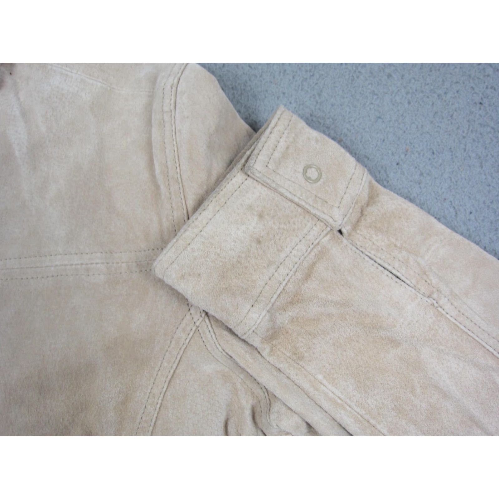 Vintage VINTAGE Northcrest Jacket Womens M Brown Suede Leather Snap 90s Western 80s 90s Mens Womens Size M / US 6-8 / IT 42-44 - 3 Thumbnail